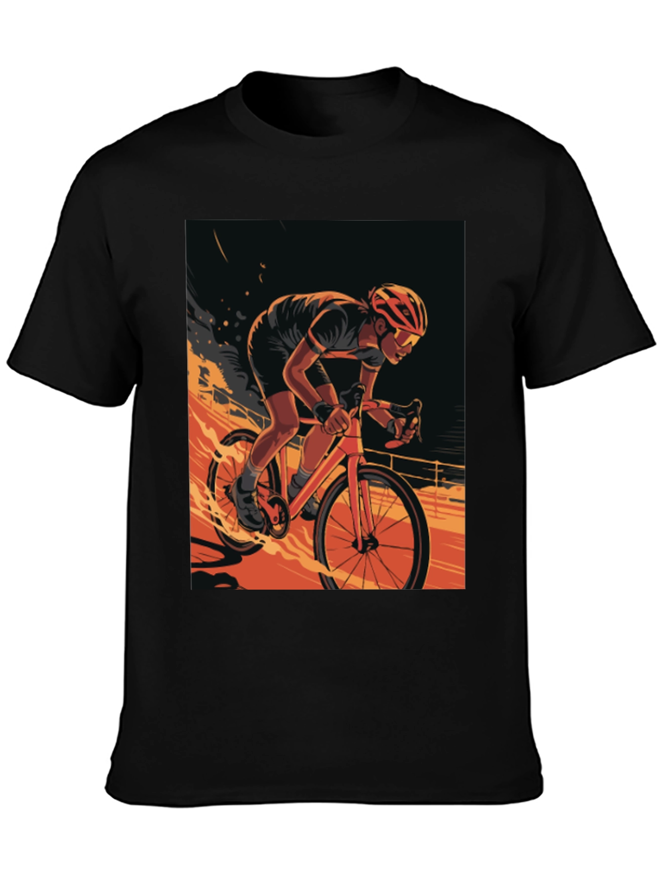Cyclist Graphic Tee - Ride in Style