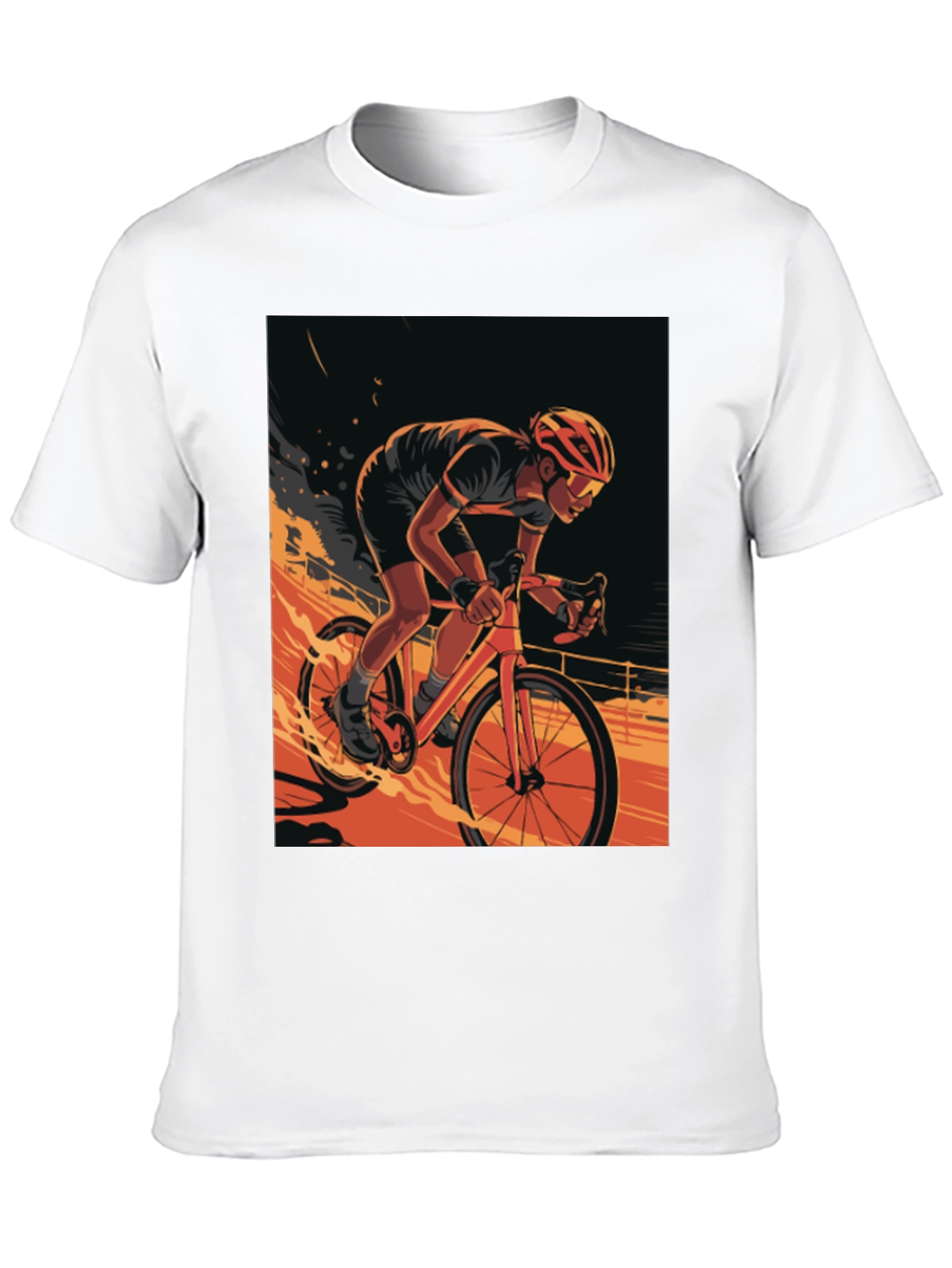 Cyclist Graphic Tee - Ride in Style