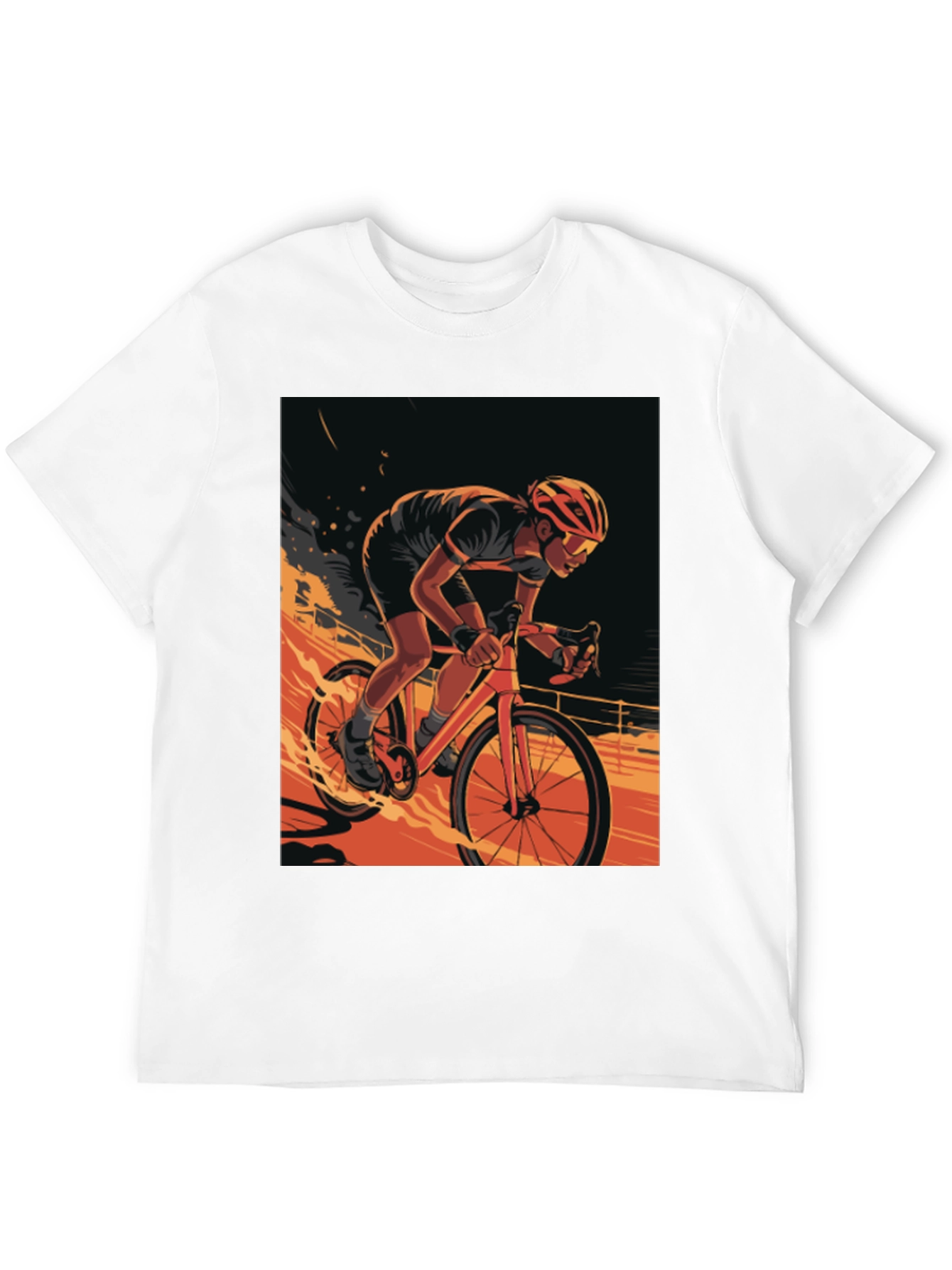 Cyclist Graphic Tee - Ride in Style