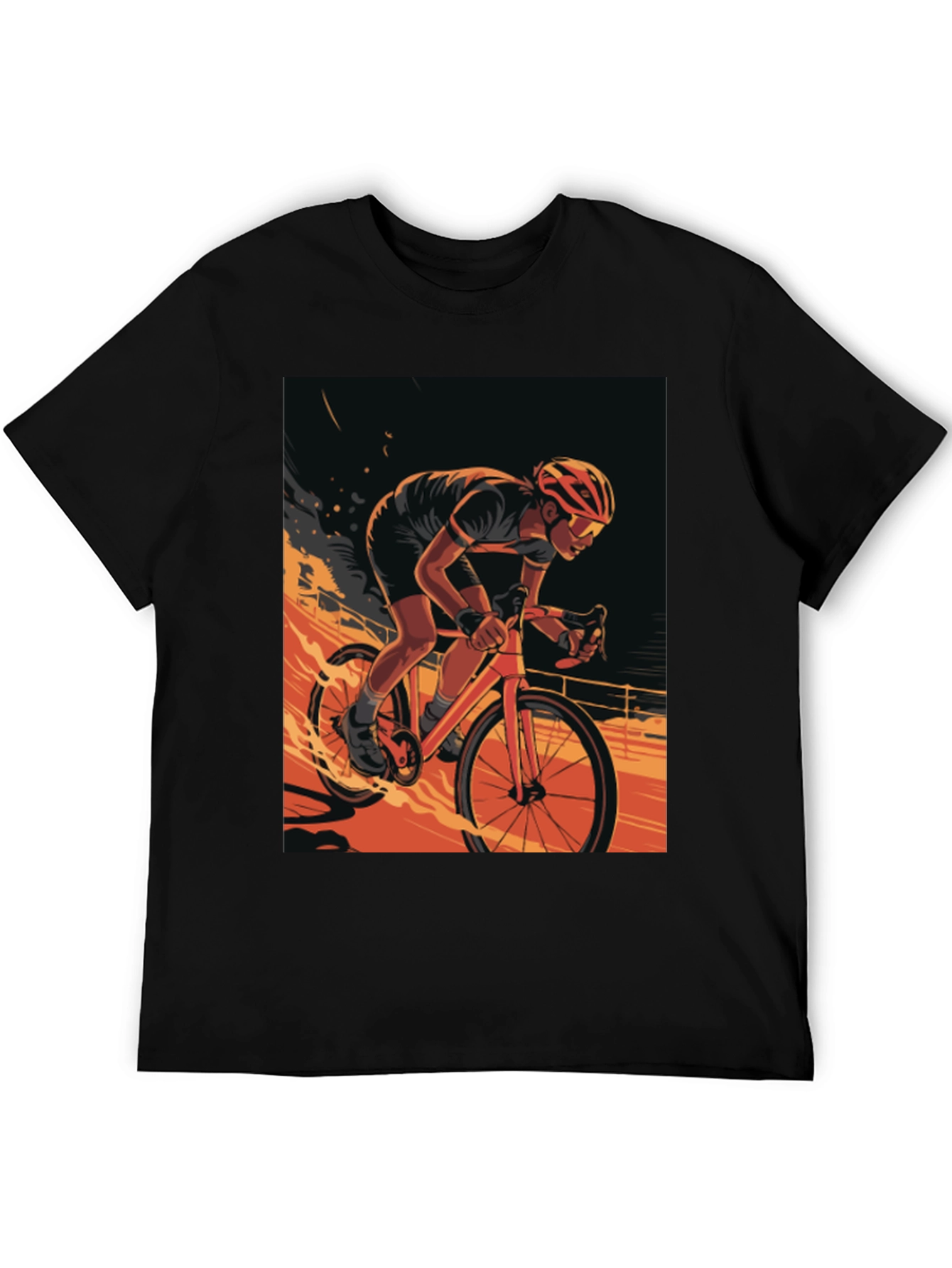 Cyclist Graphic Tee - Ride in Style
