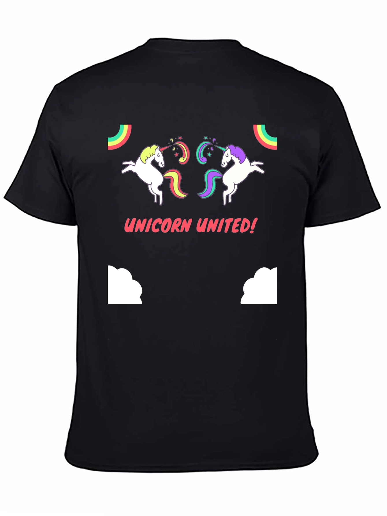 Unicorn United! Graphic Tee - Black