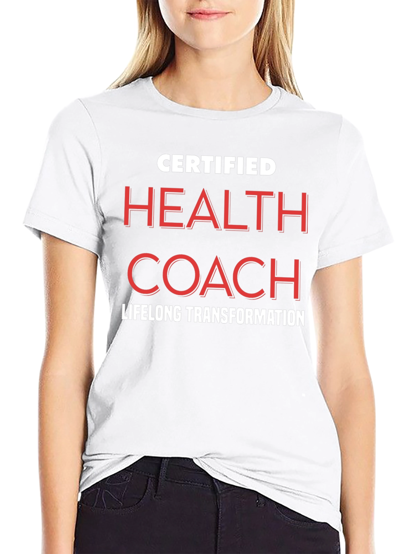 Certified Health Coach Black T-Shirt