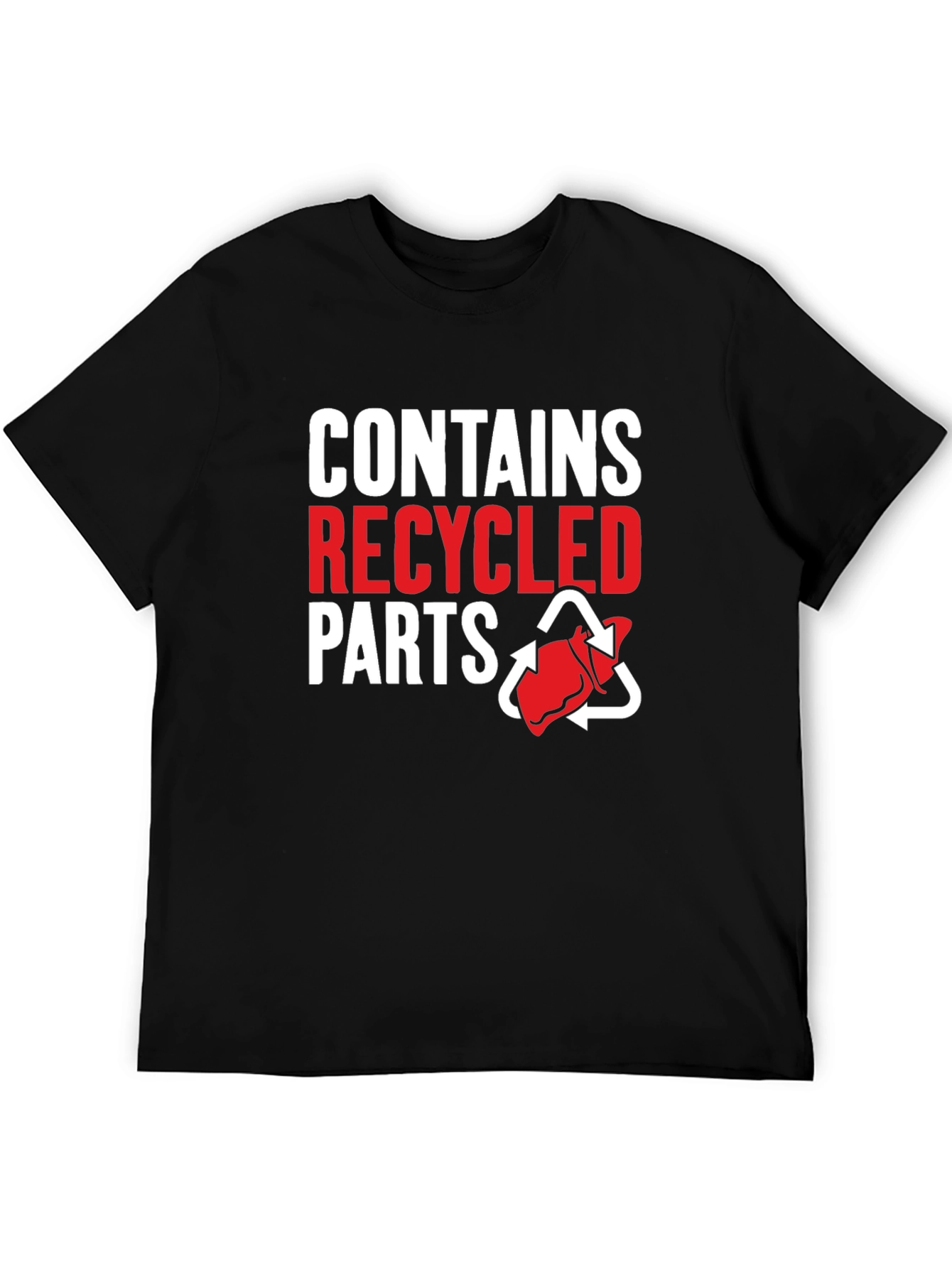 Recycled Parts Novelty T-Shirt