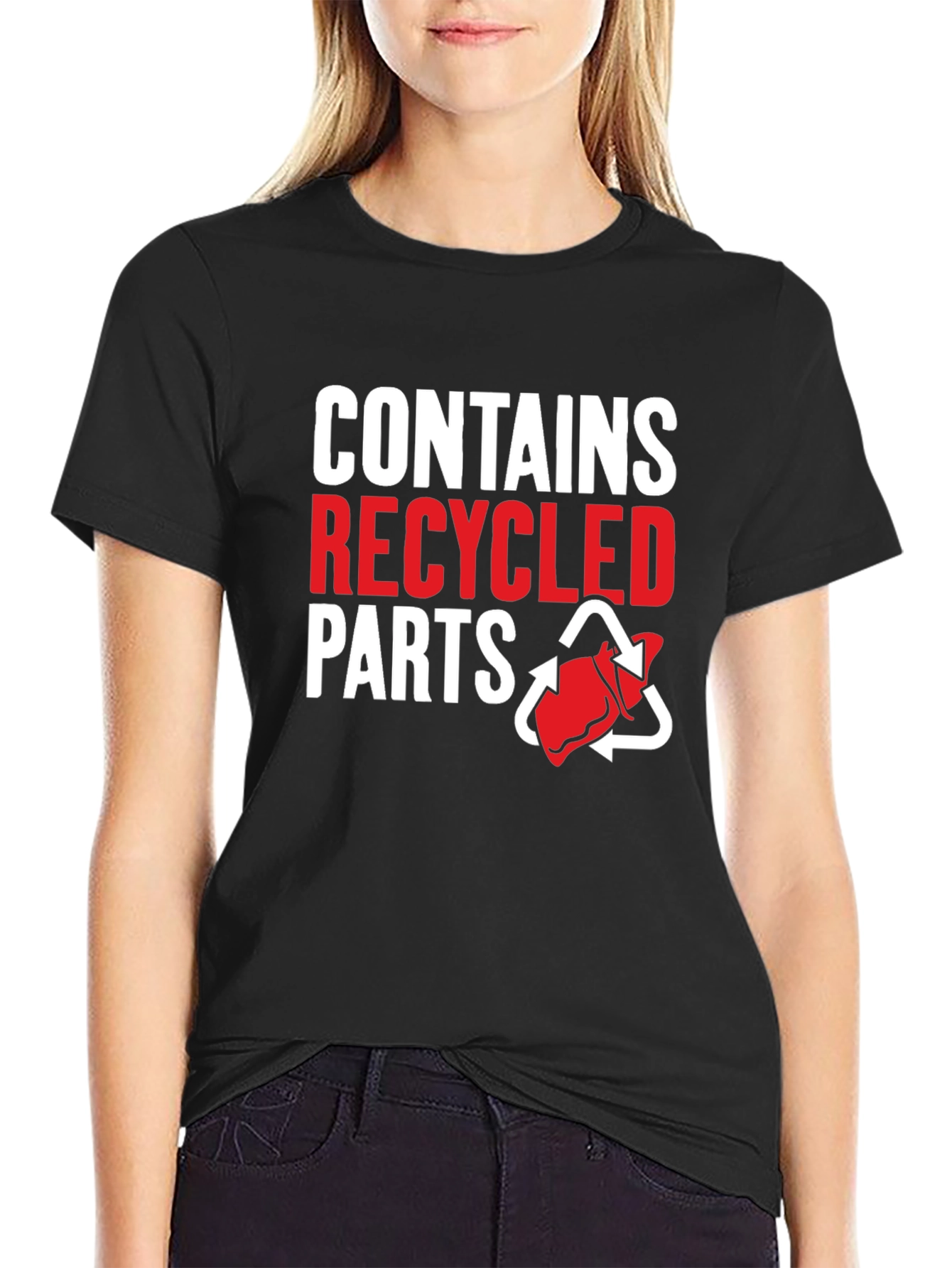 Recycled Parts Novelty T-Shirt
