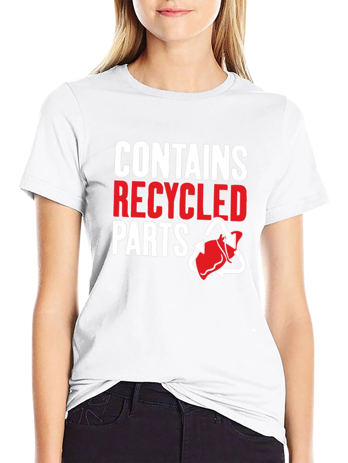 Recycled Parts Novelty T-Shirt