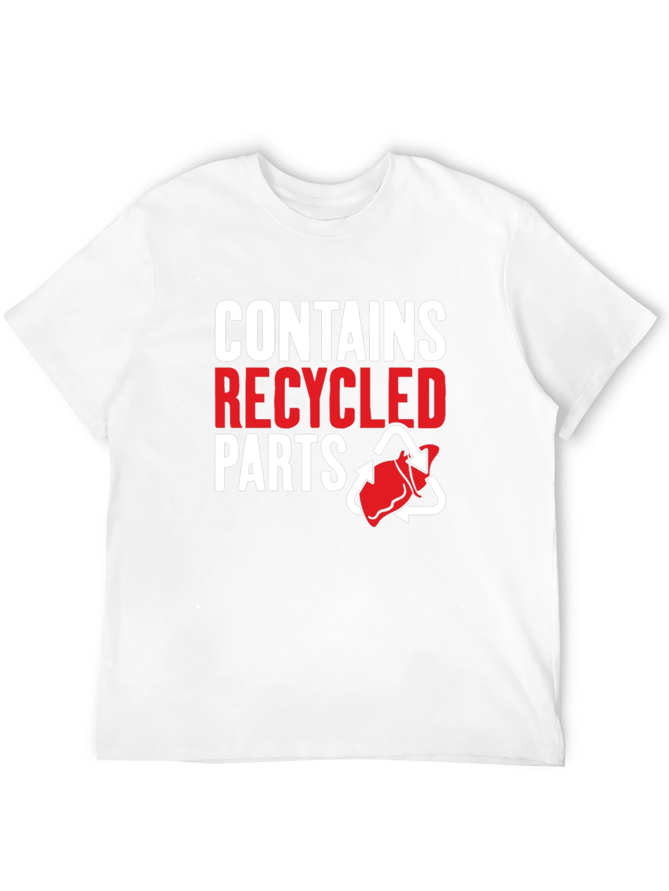 Recycled Parts Novelty T-Shirt