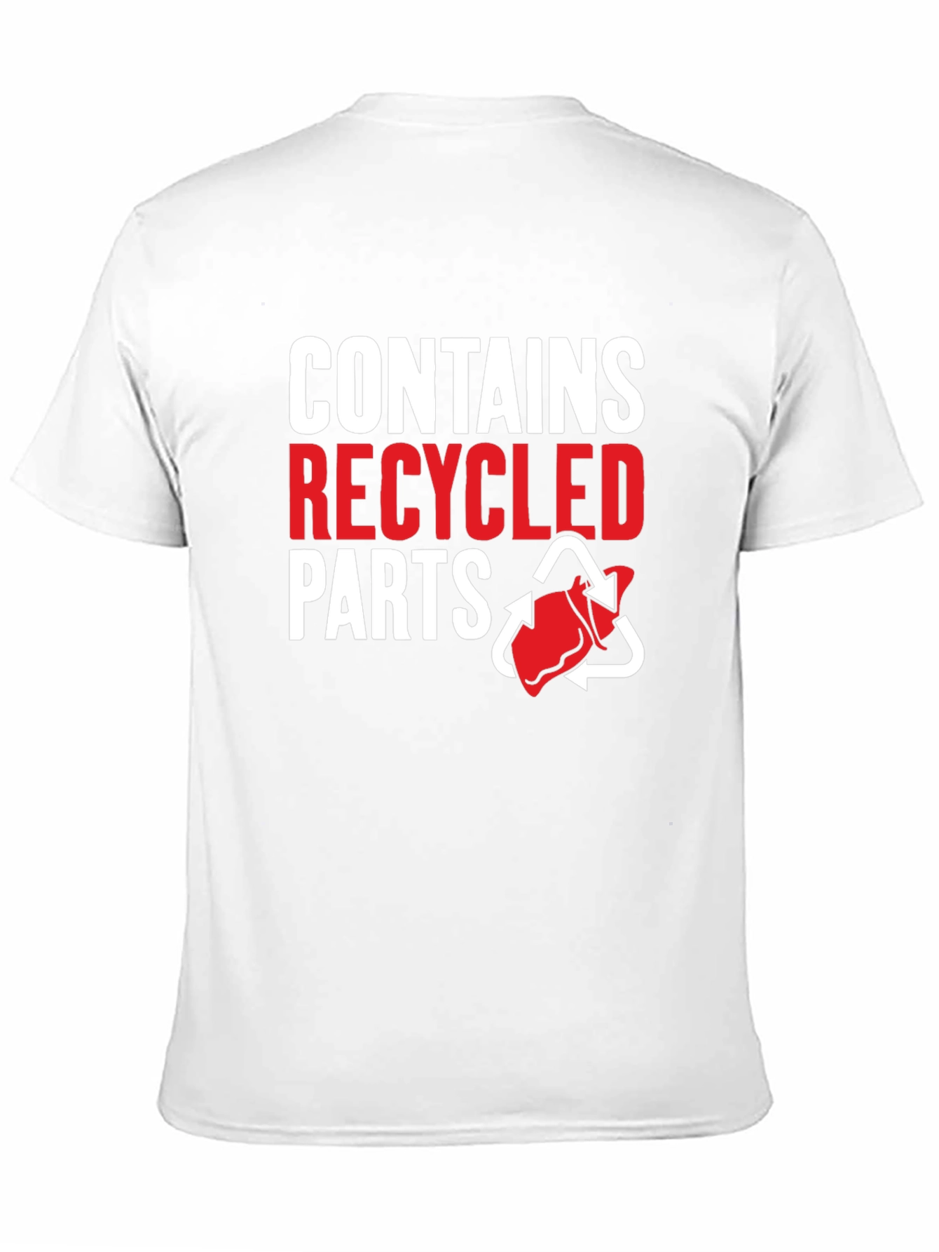 Recycled Parts Novelty T-Shirt