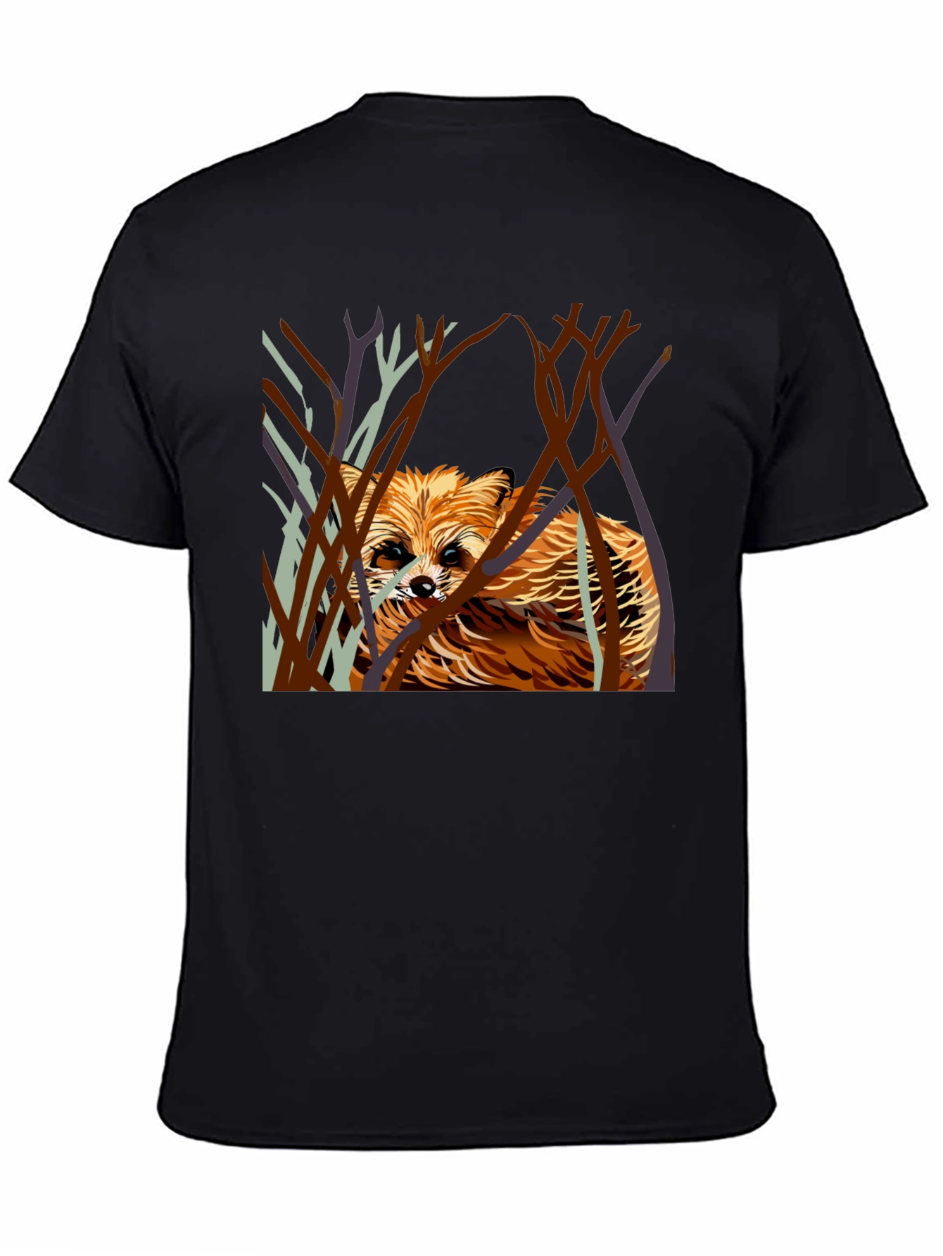 Raccoon in the Woods Graphic T-Shirt