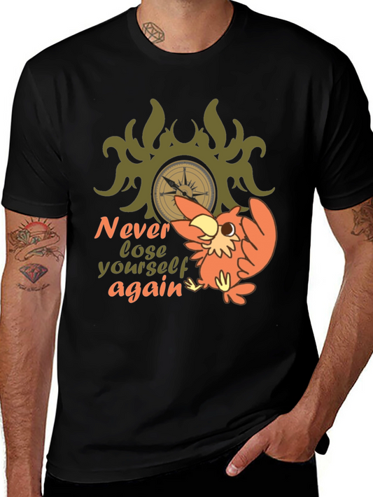 Never Lose Yourself Again Owl Graphic Tee