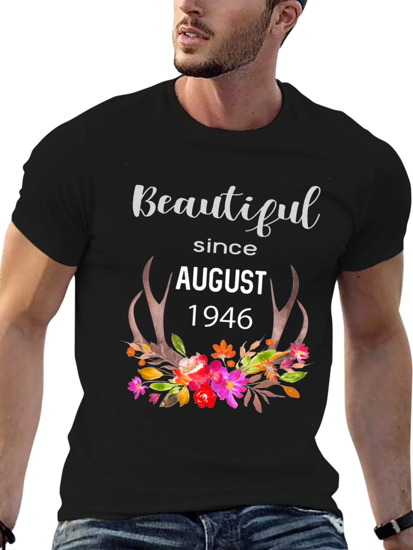 Beautiful Since August 1946 Graphic T-Shirt