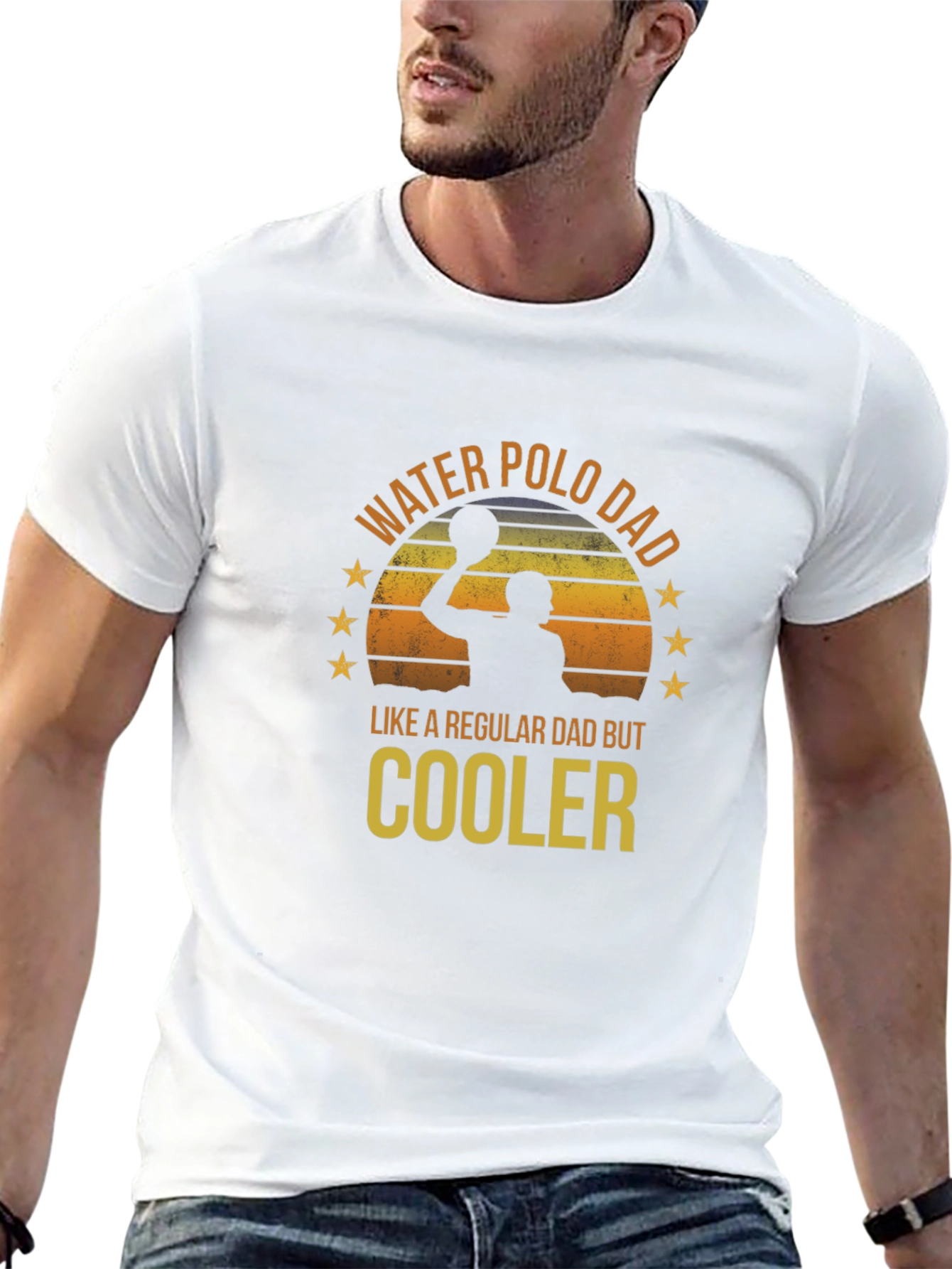 Water Polo Dad T-Shirt - Regular Dad But Cooler!