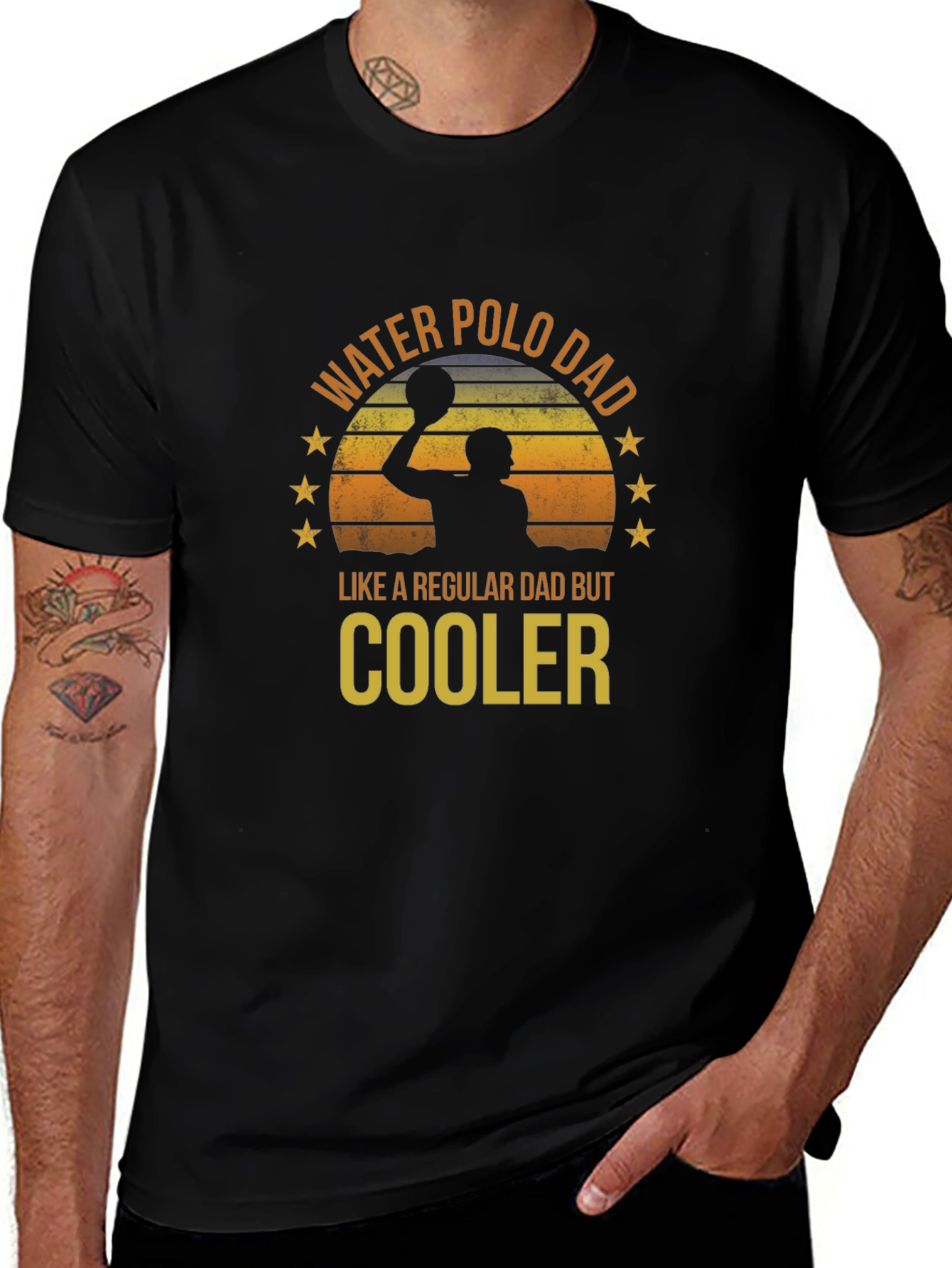 Water Polo Dad T-Shirt - Regular Dad But Cooler!