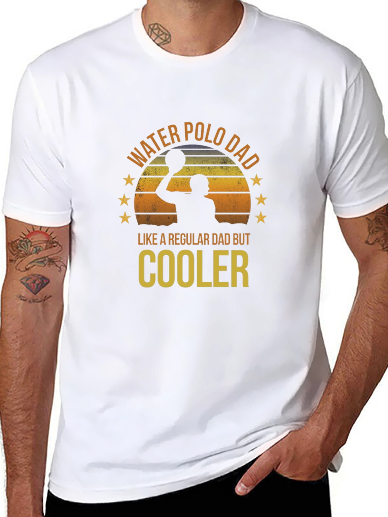 Water Polo Dad T-Shirt - Regular Dad But Cooler!