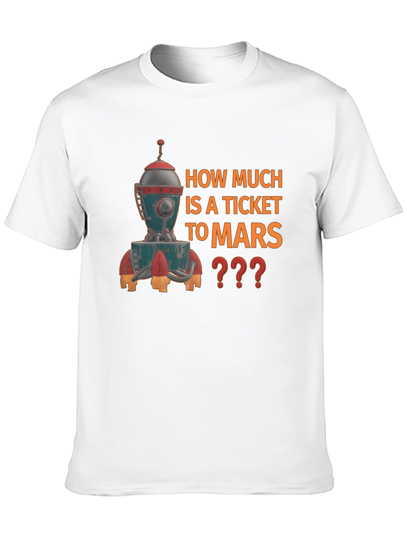 How Much to Mars Graphic T-Shirt