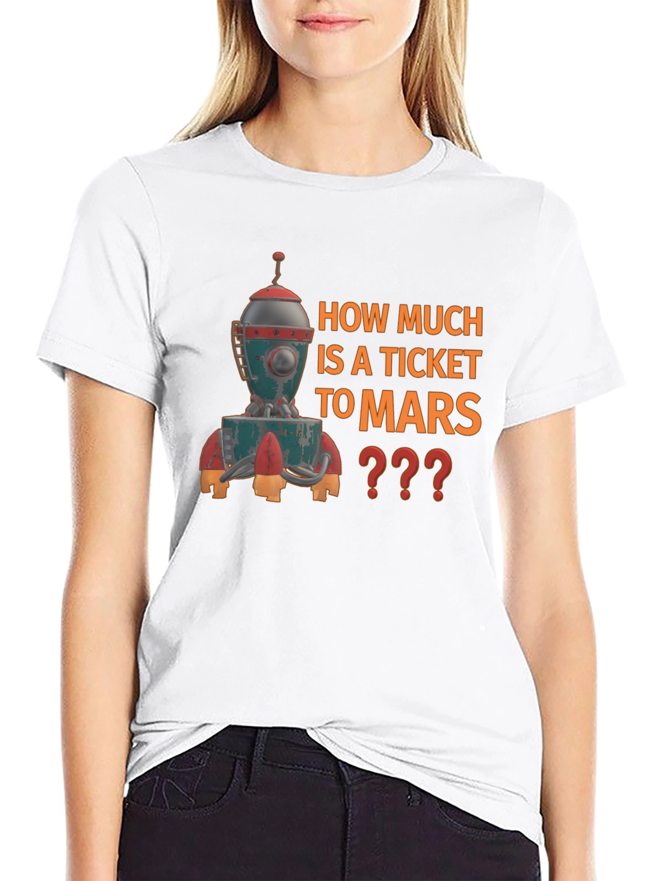How Much to Mars Graphic T-Shirt