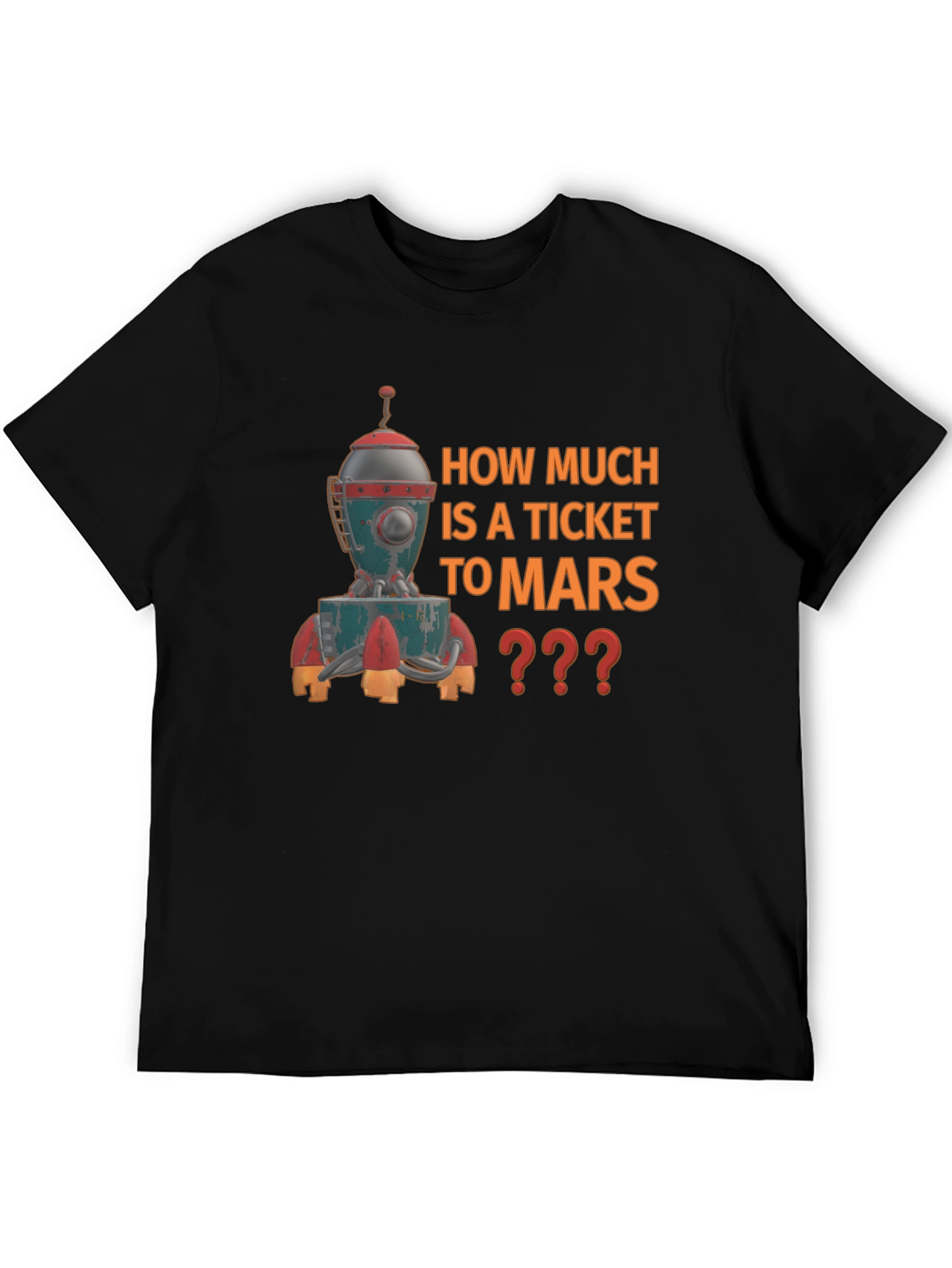 How Much to Mars Graphic T-Shirt