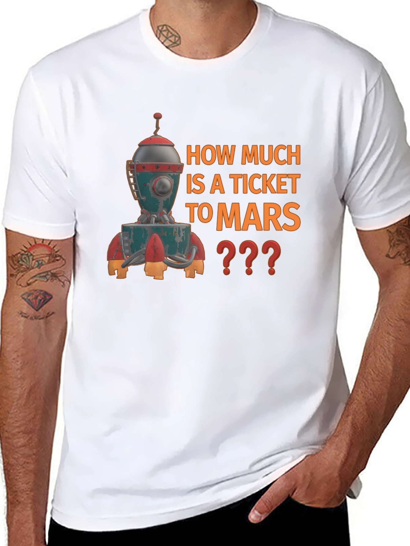How Much to Mars Graphic T-Shirt