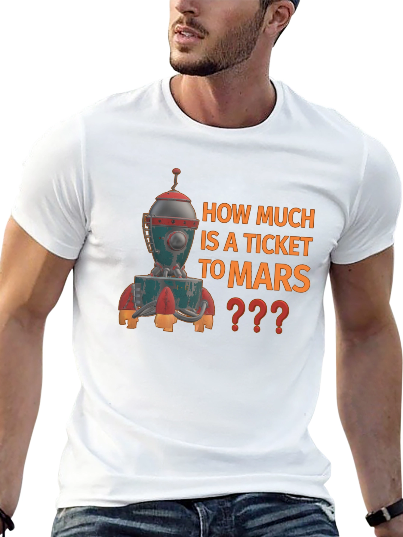 How Much to Mars Graphic T-Shirt