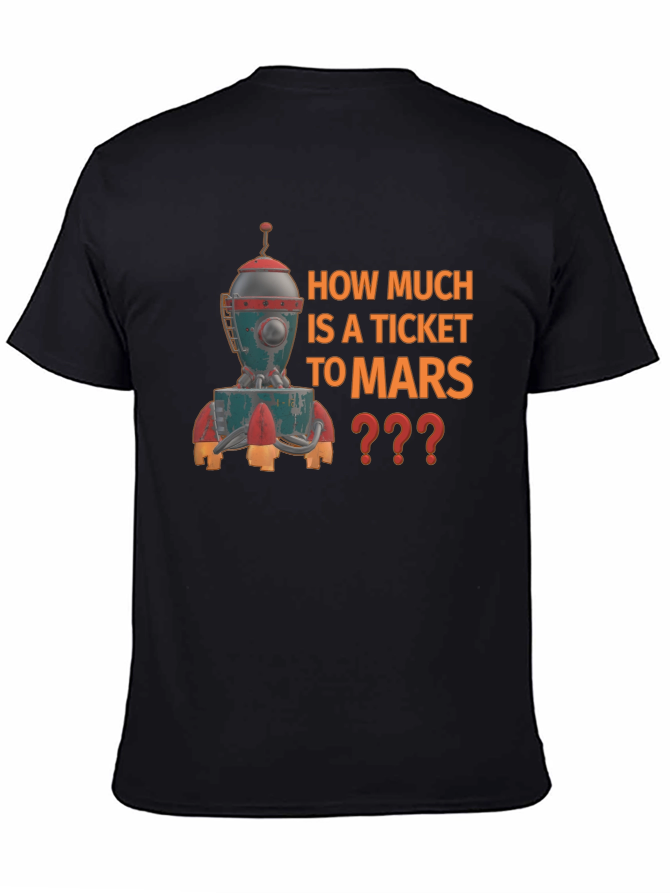 How Much to Mars Graphic T-Shirt
