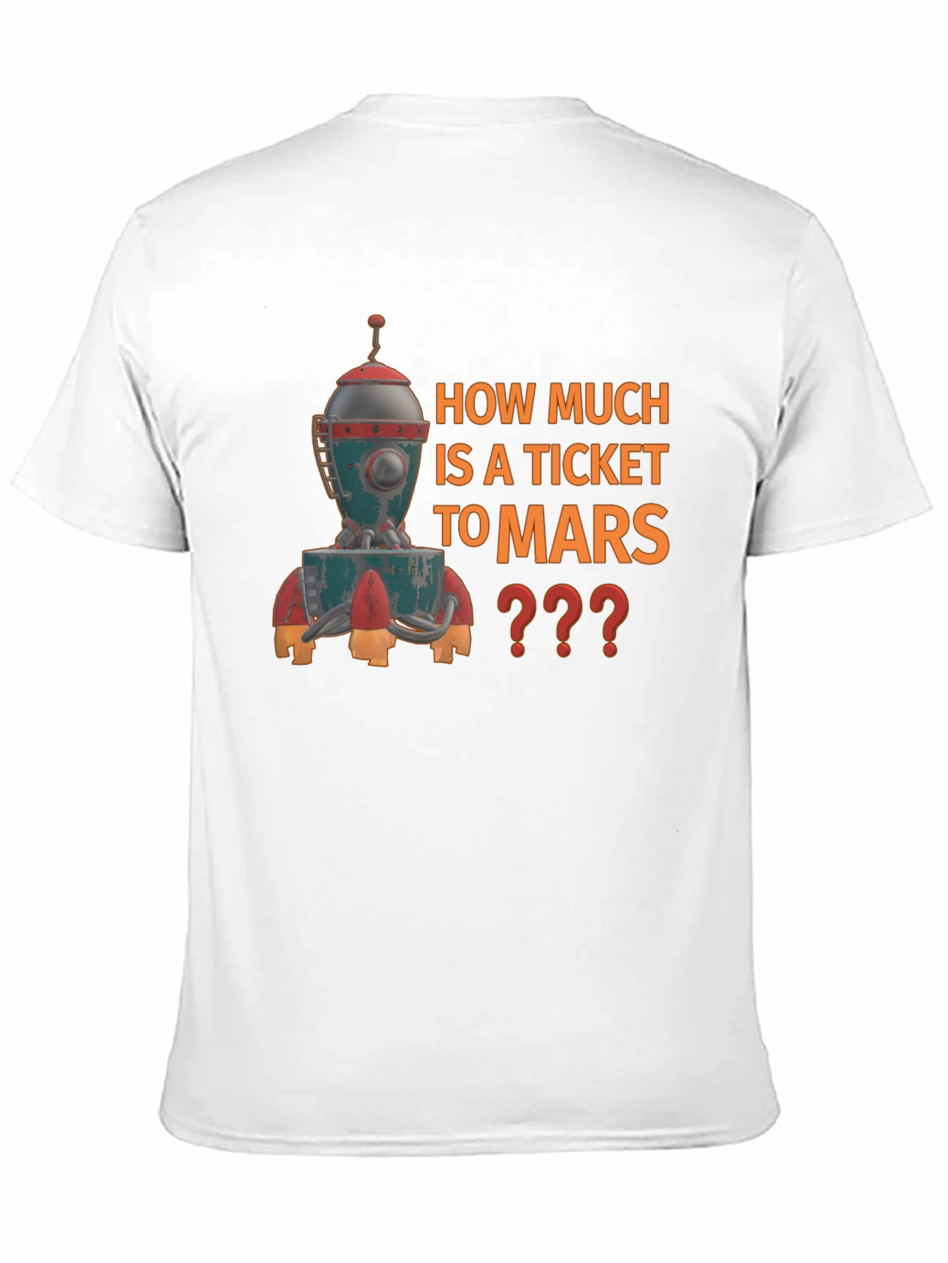 How Much to Mars Graphic T-Shirt
