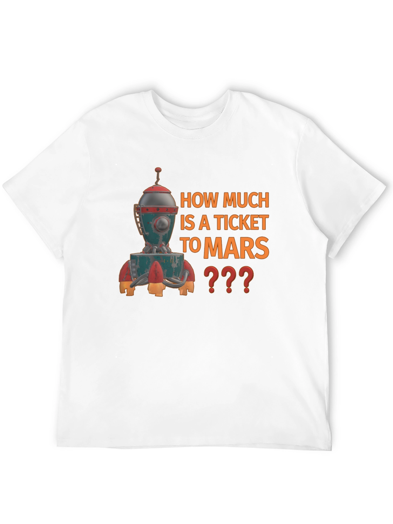 How Much to Mars Graphic T-Shirt