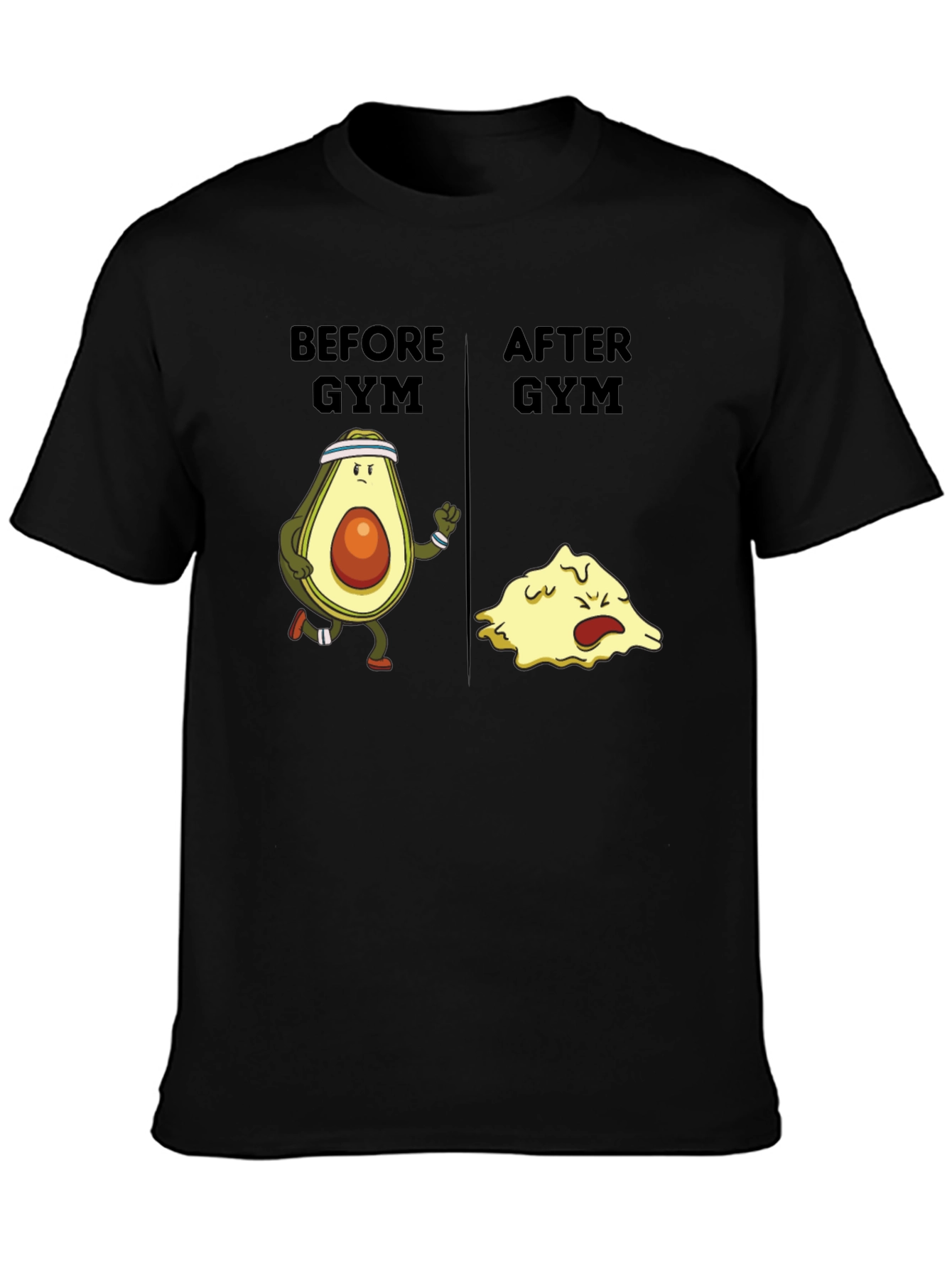 Funny Avocado Gym T-Shirt - Workout Humor