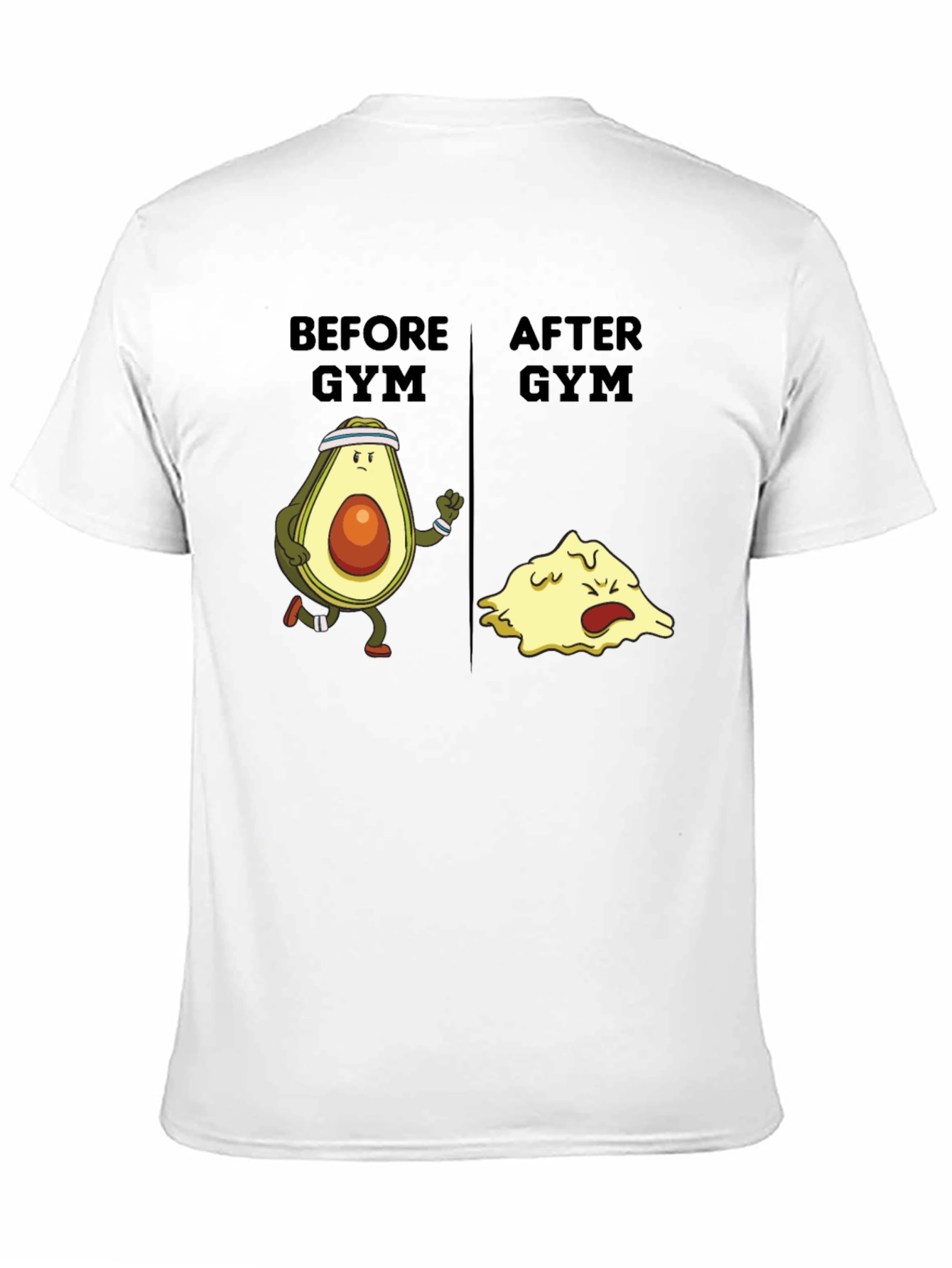 Funny Avocado Gym T-Shirt - Workout Humor