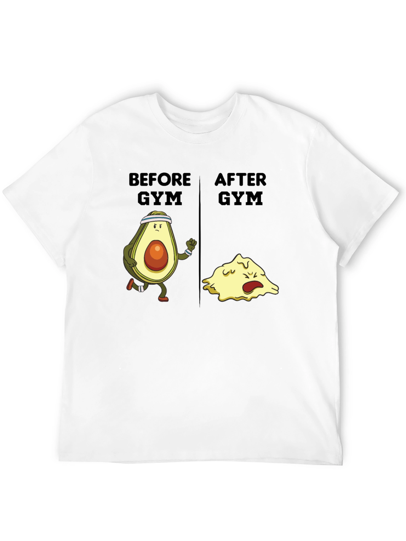 Funny Avocado Gym T-Shirt - Workout Humor
