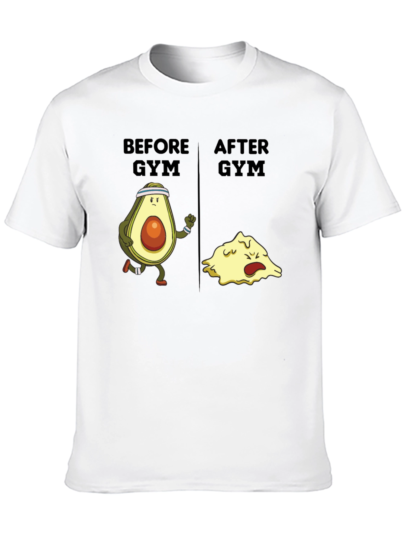 Funny Avocado Gym T-Shirt - Workout Humor
