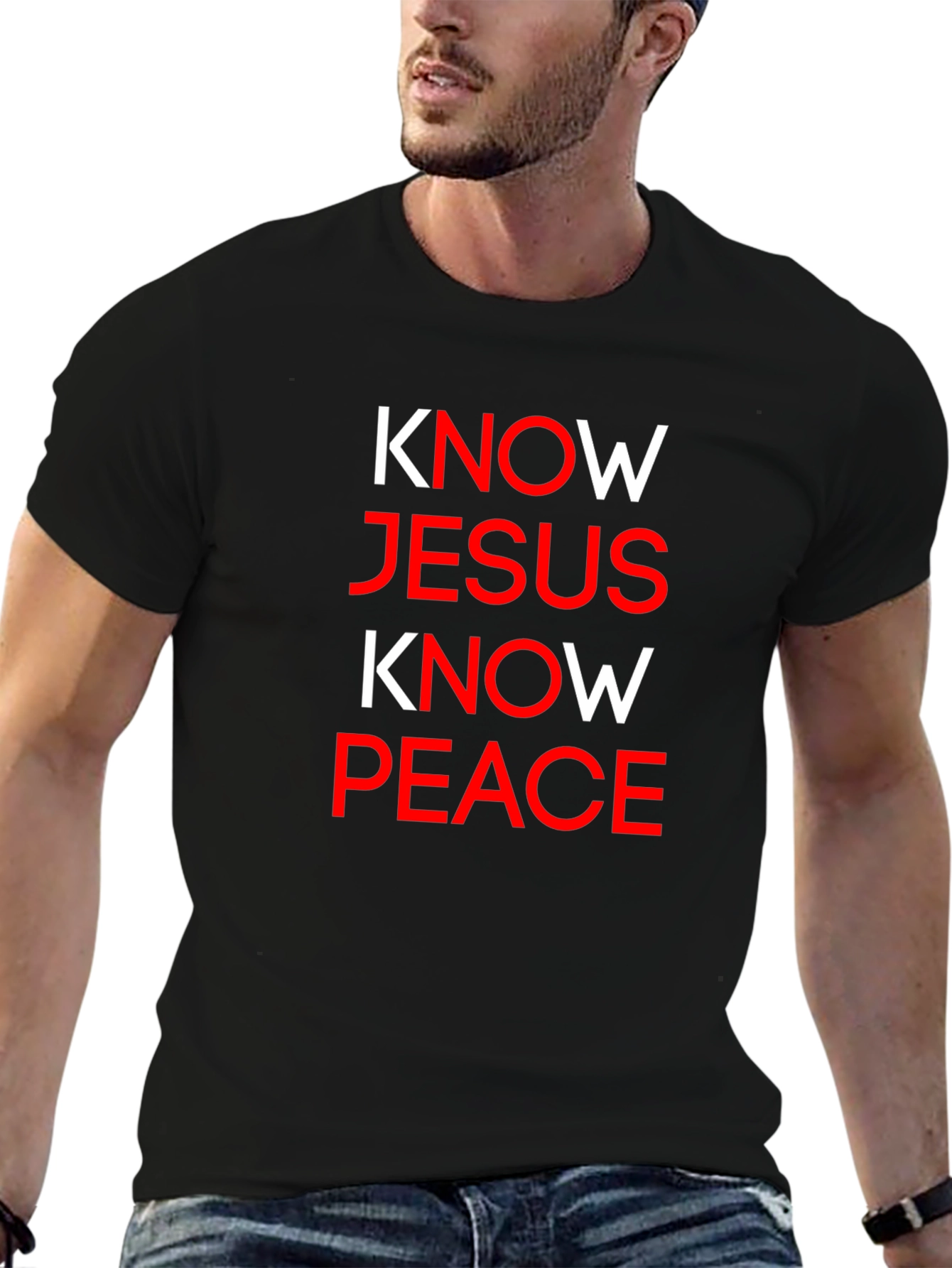 Know Jesus Know Peace Christian T-Shirt