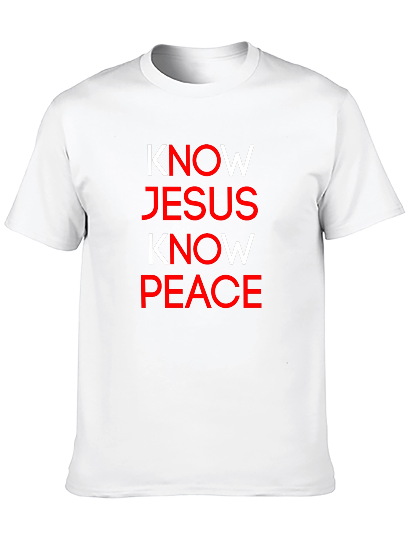 Know Jesus Know Peace Christian T-Shirt