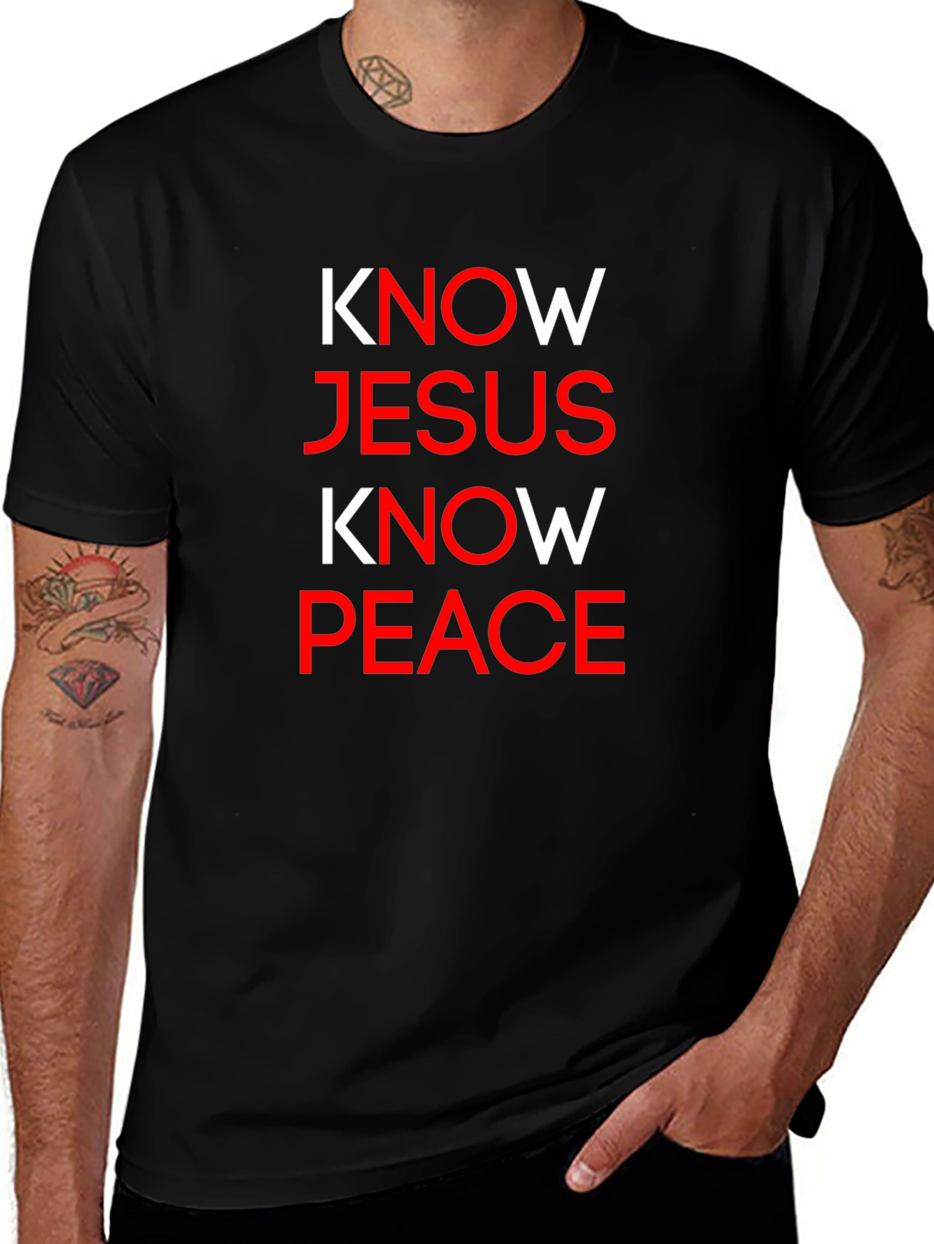 Know Jesus Know Peace Christian T-Shirt