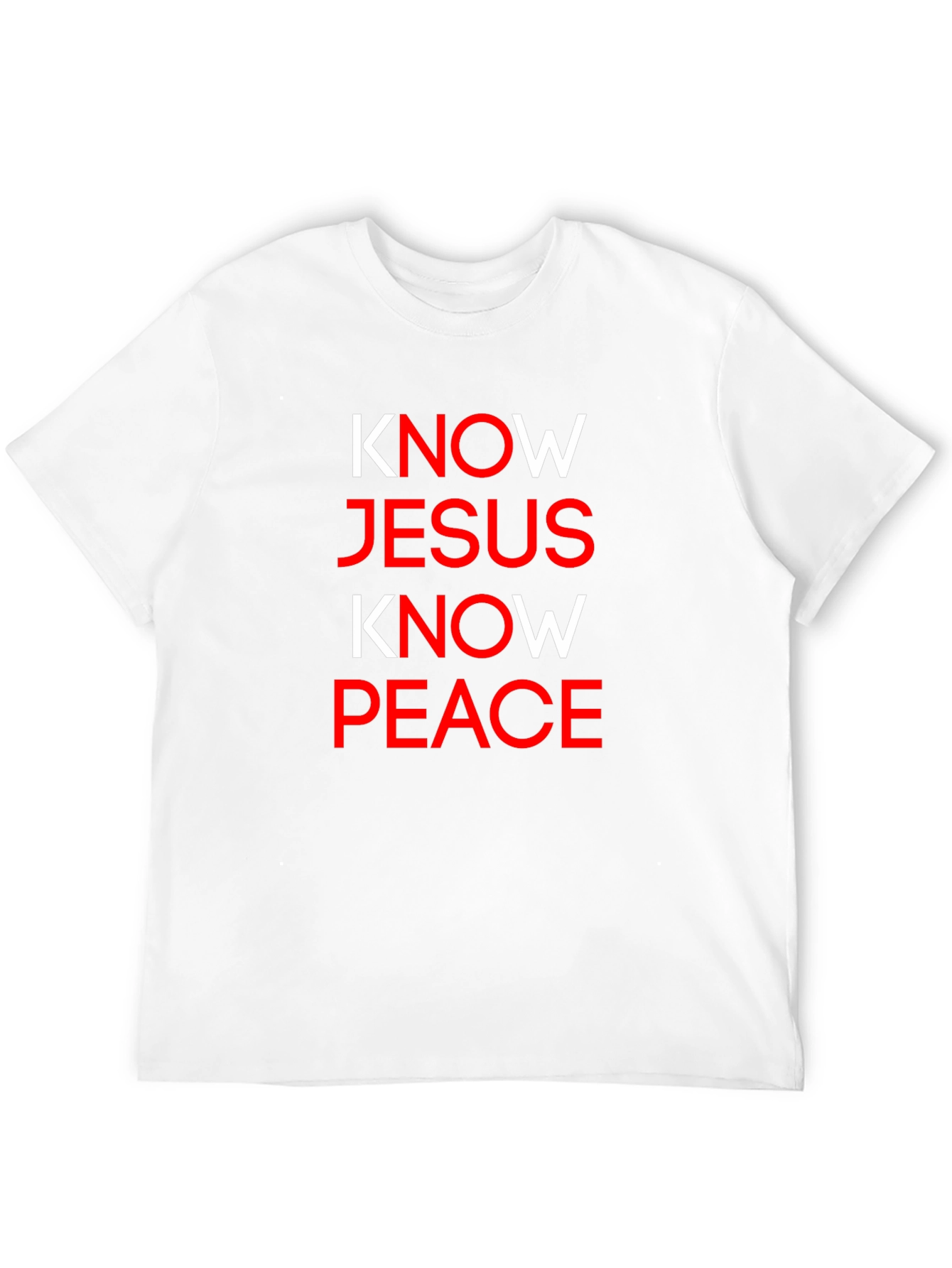 Know Jesus Know Peace Christian T-Shirt