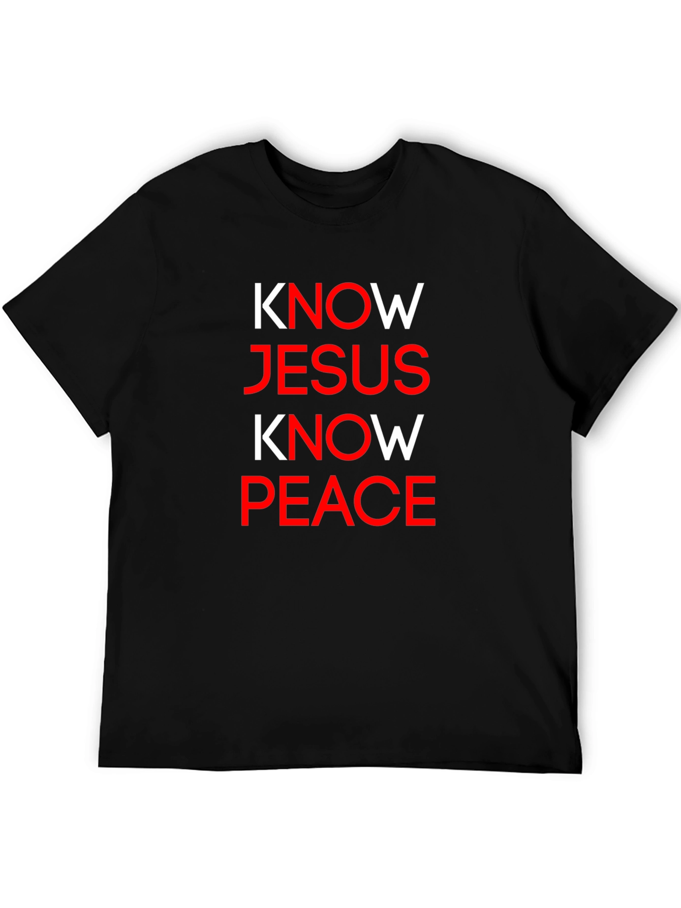Know Jesus Know Peace Christian T-Shirt