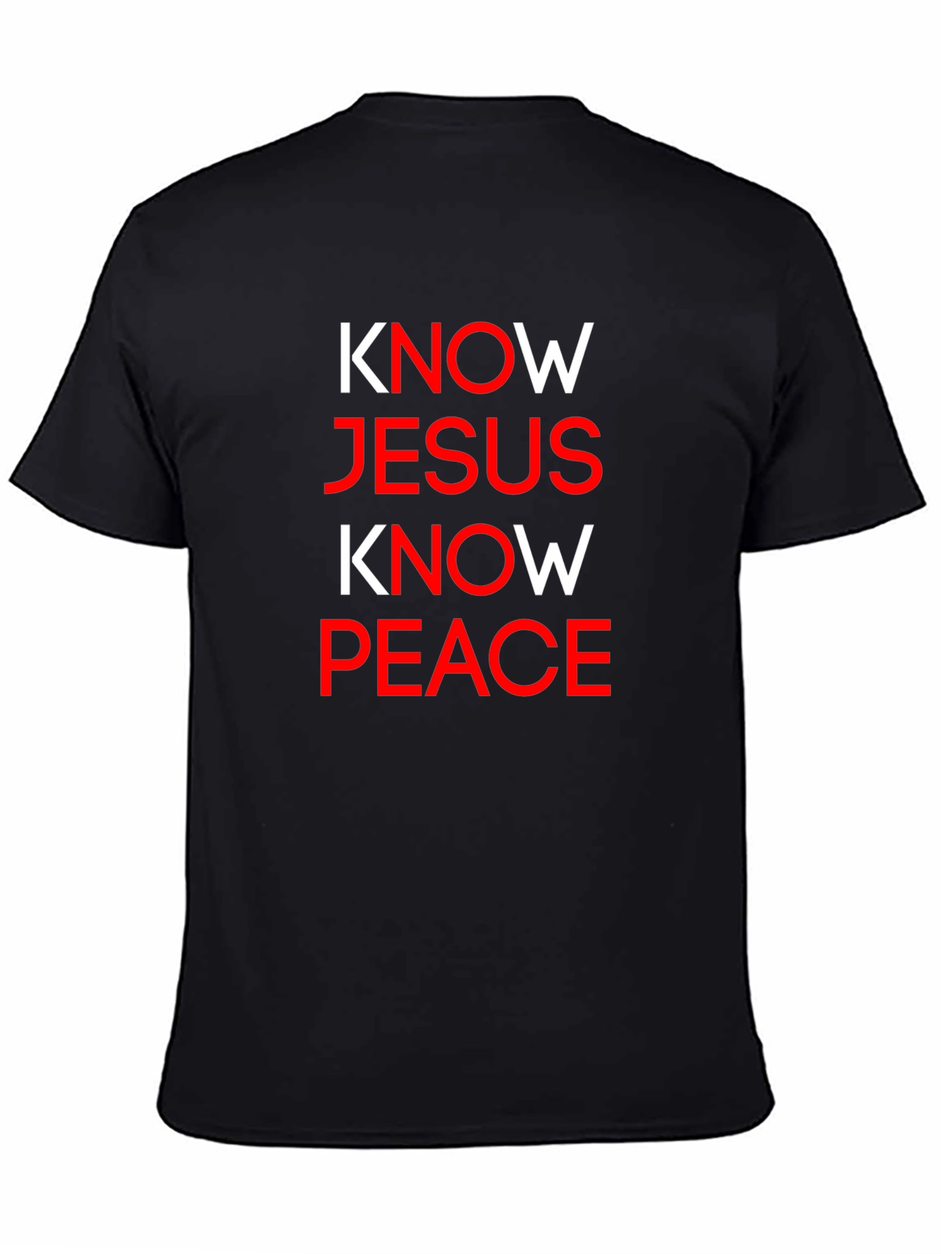 Know Jesus Know Peace Christian T-Shirt