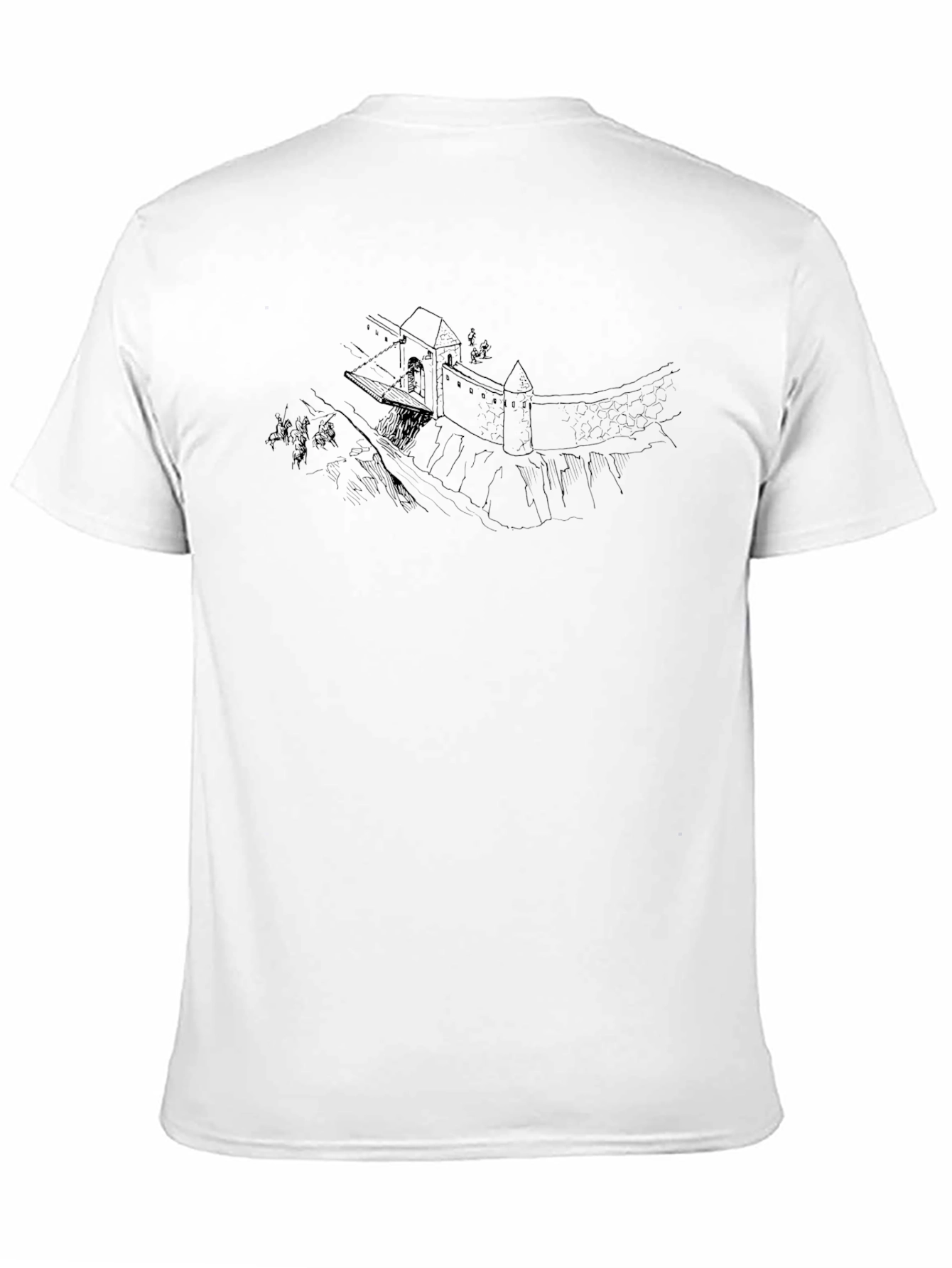 Medieval Castle T-Shirt - Classic Black Tee