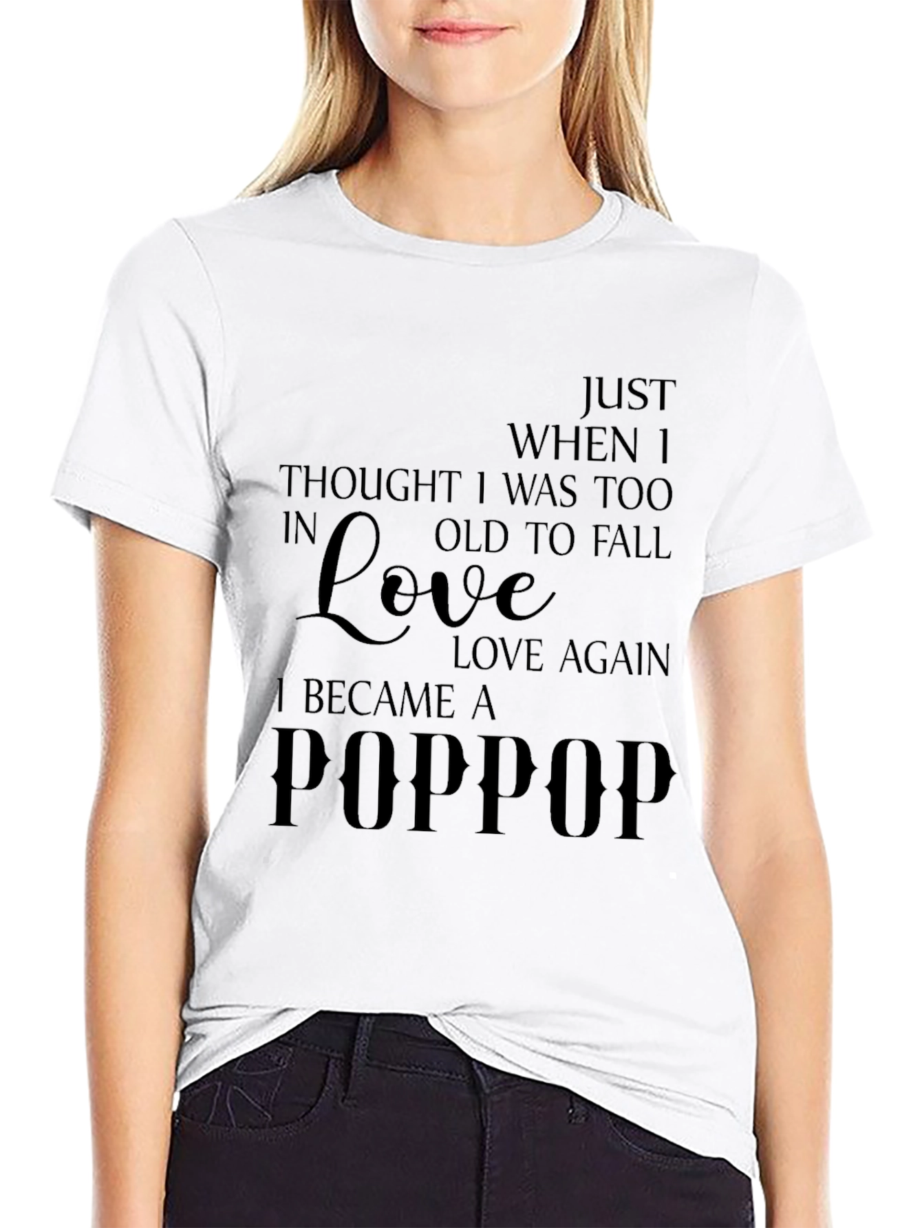 I Became a POPPOP Mens Graphic T-Shirt
