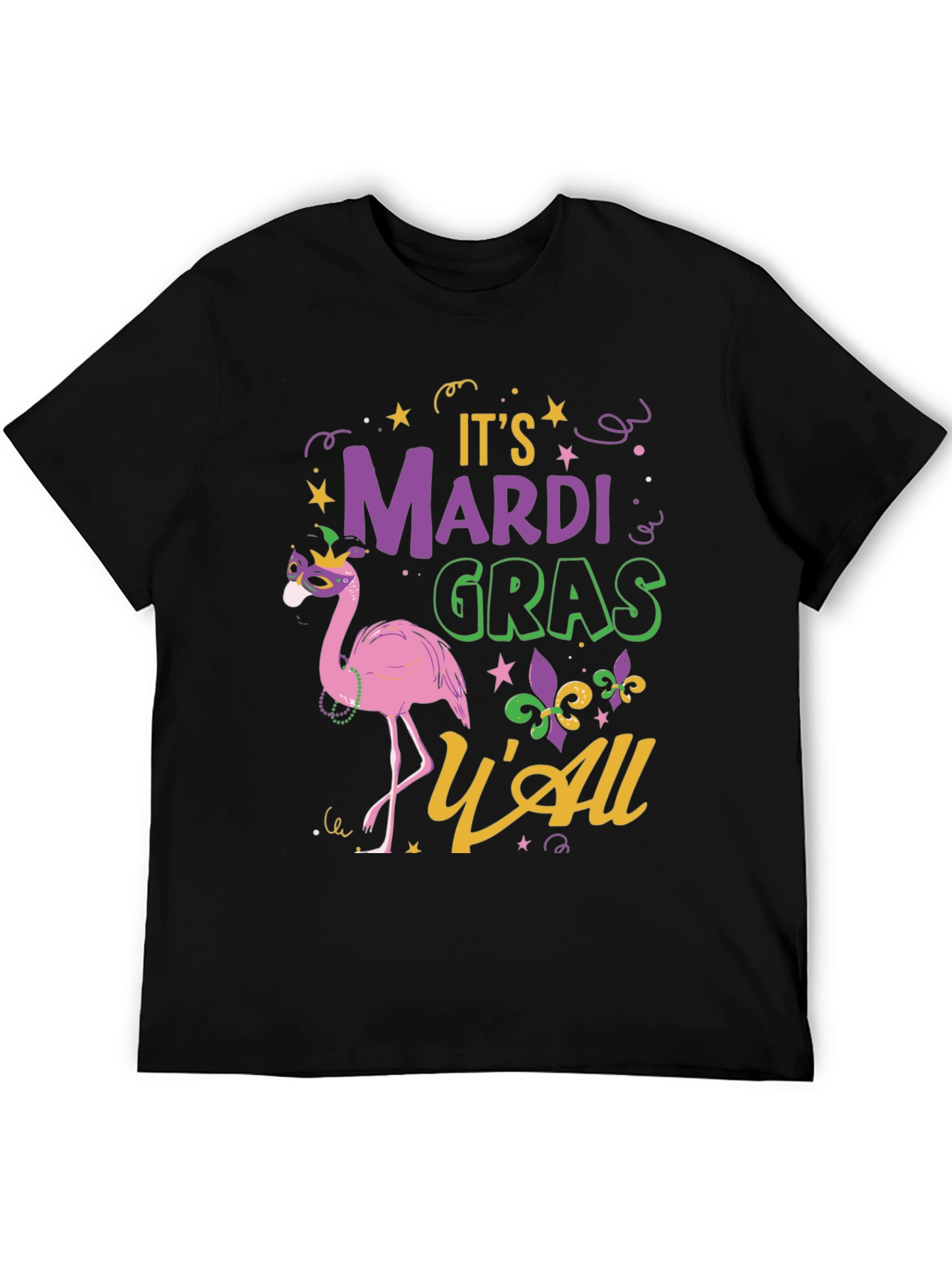 Mardi Gras Flamingo Tee