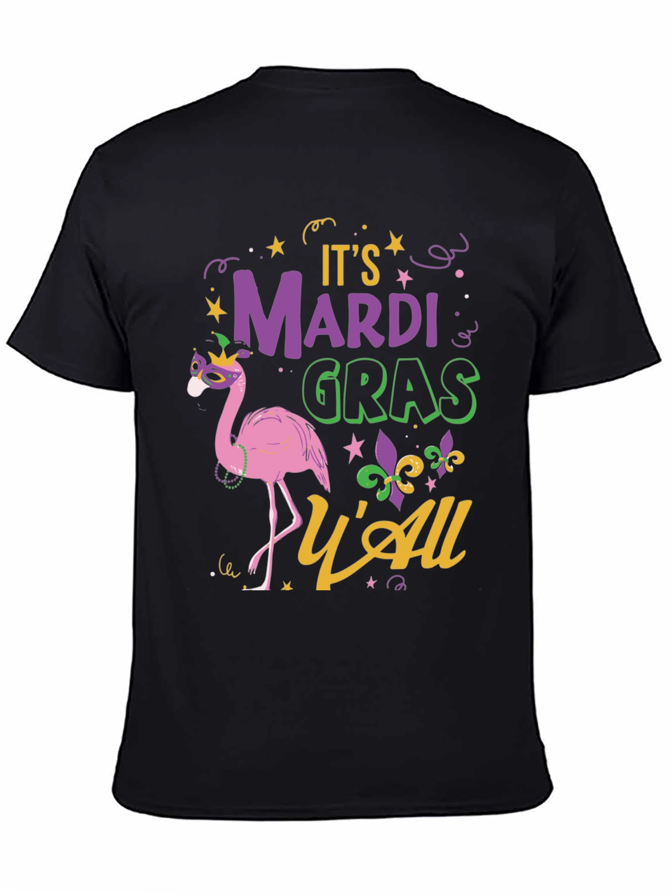 Mardi Gras Flamingo Tee