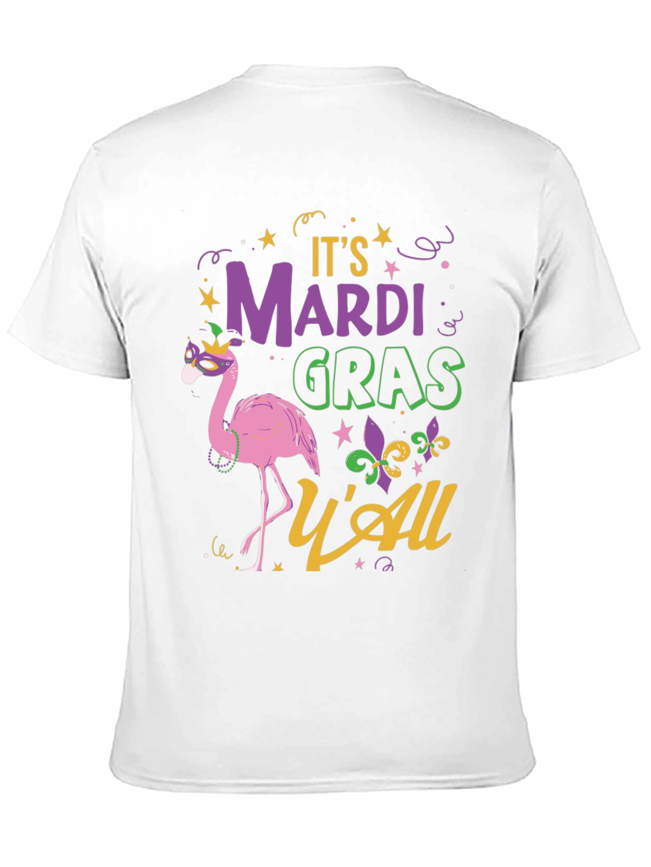 Mardi Gras Flamingo Tee