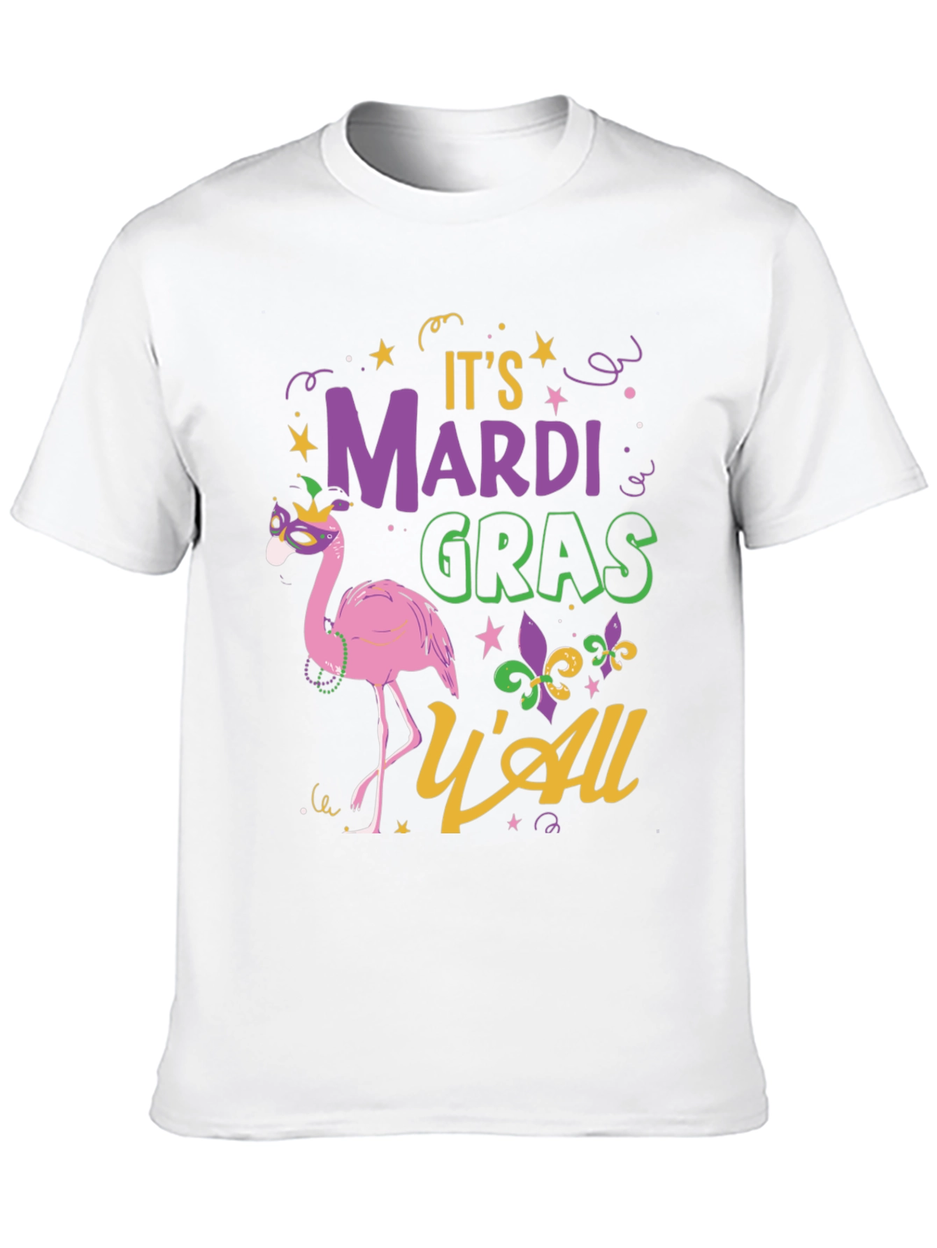 Mardi Gras Flamingo Tee