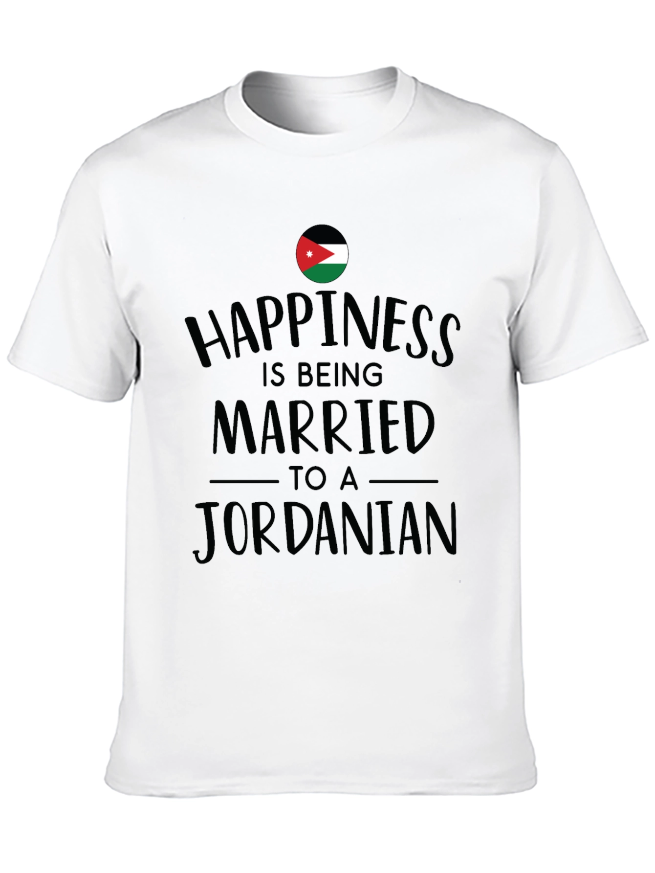 Happiness Jordan T-Shirt - Black