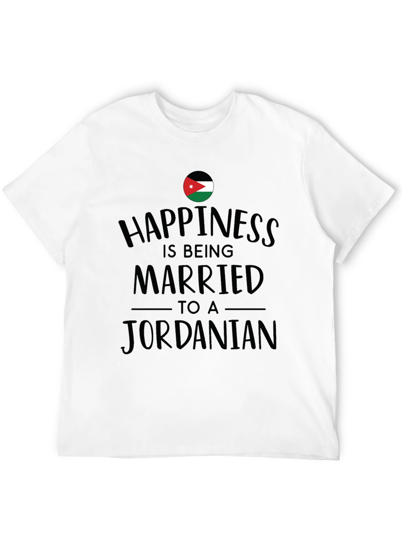 Happiness Jordan T-Shirt - Black