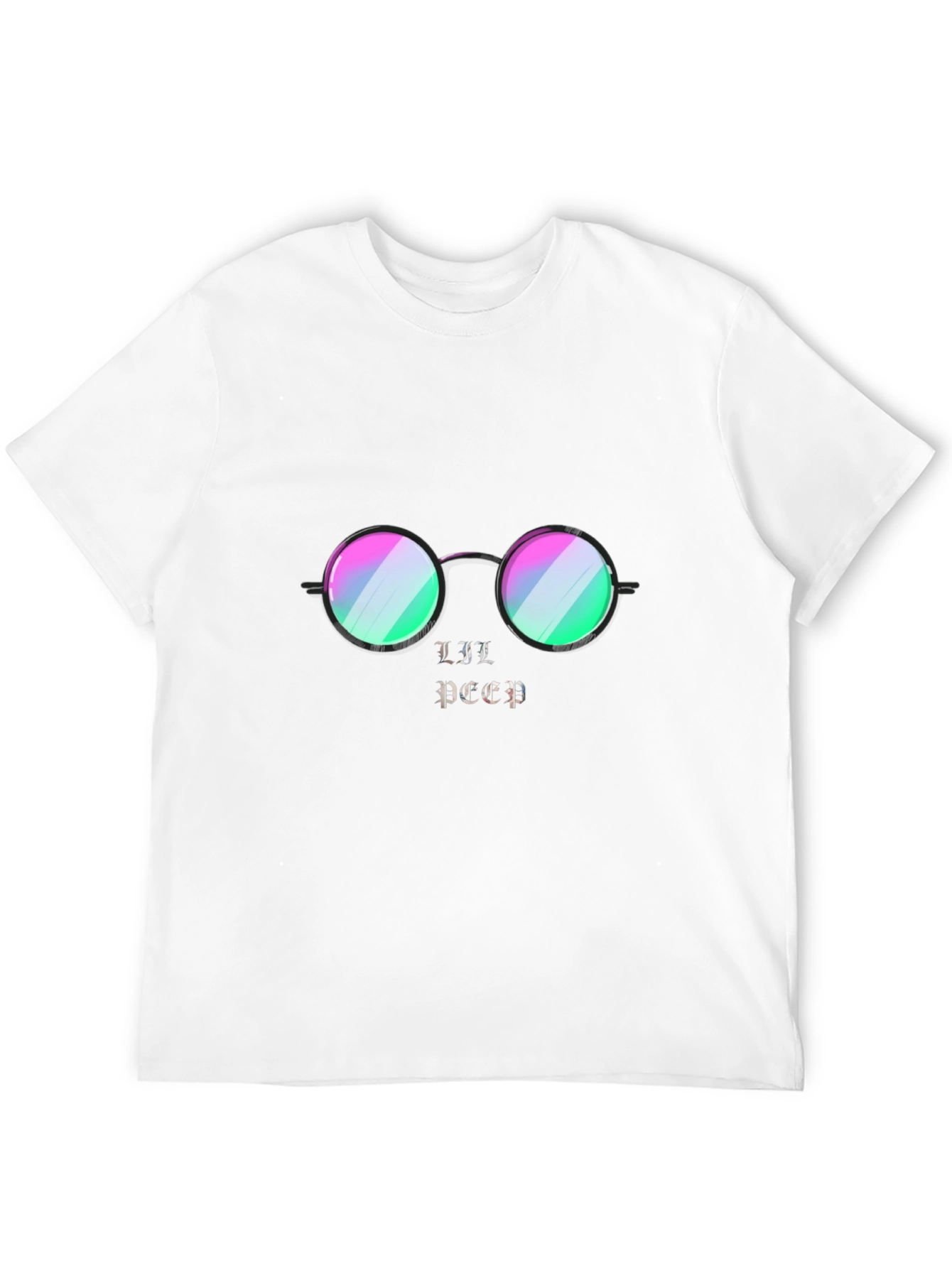 Lil Peep Graphic Print Black T-Shirt
