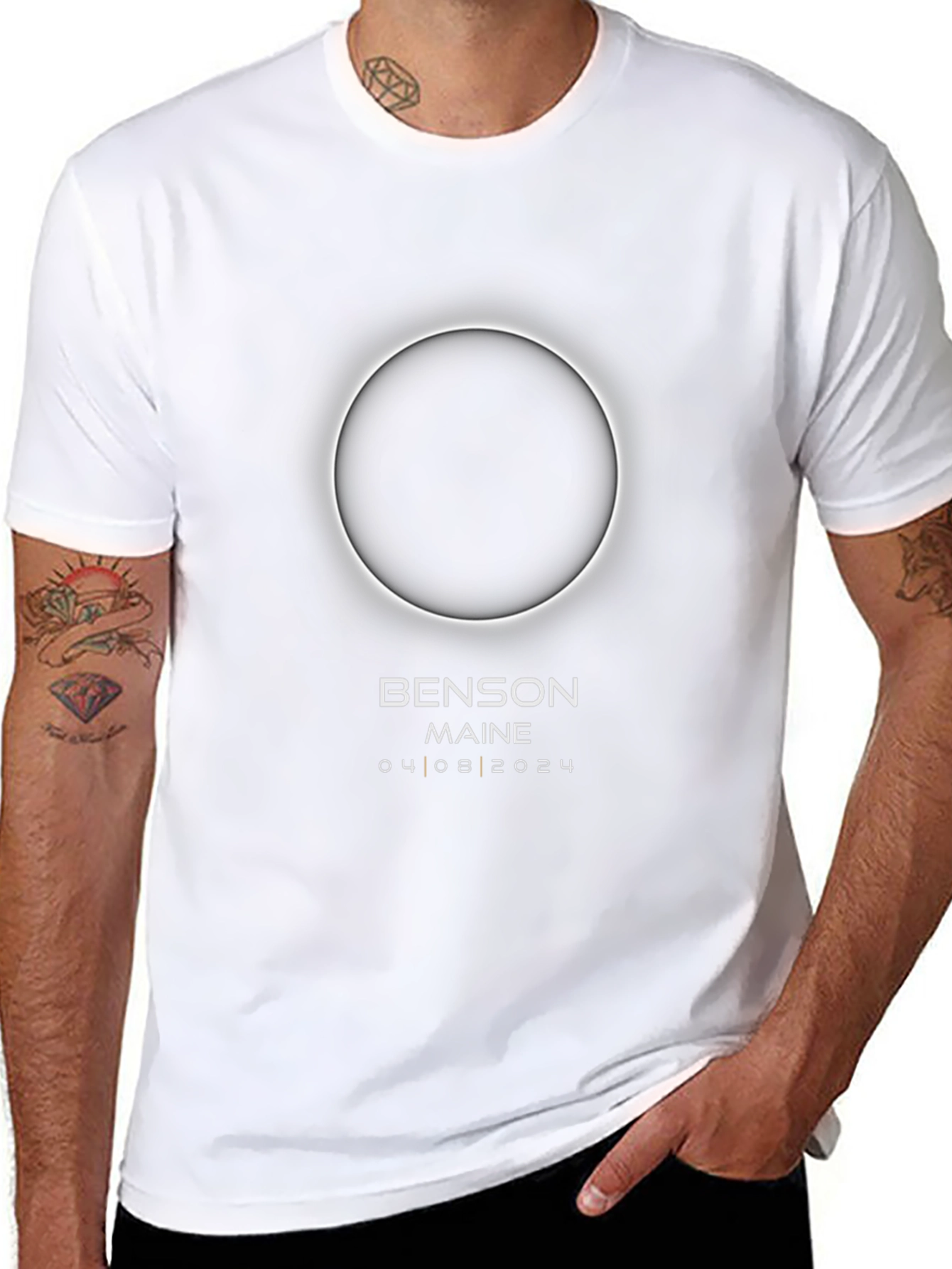 Benson Maine Eclipse 2024 T-Shirt