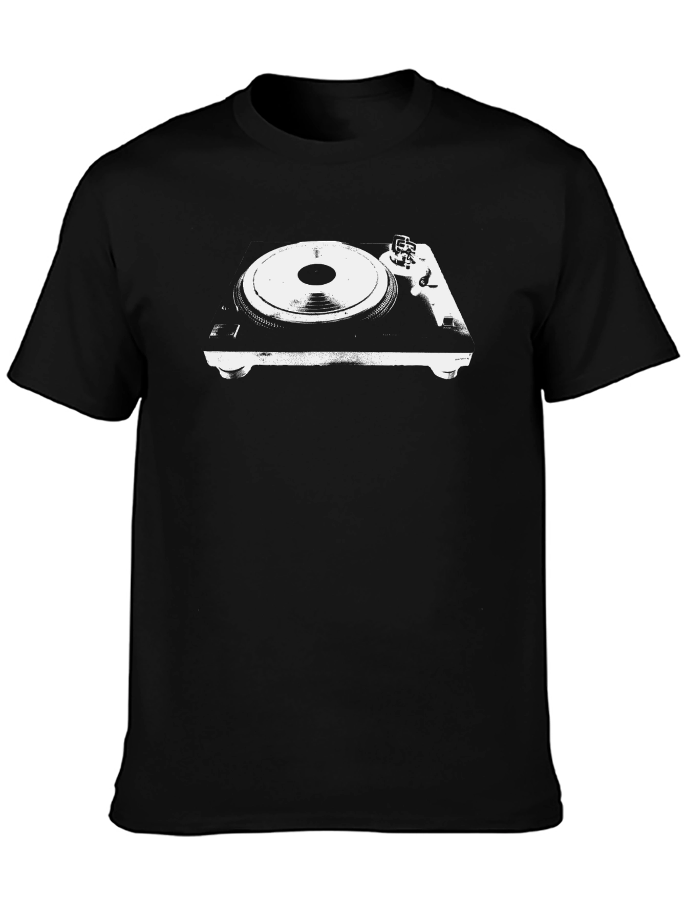 Turntable Graphic T-Shirt - Classic DJ Style