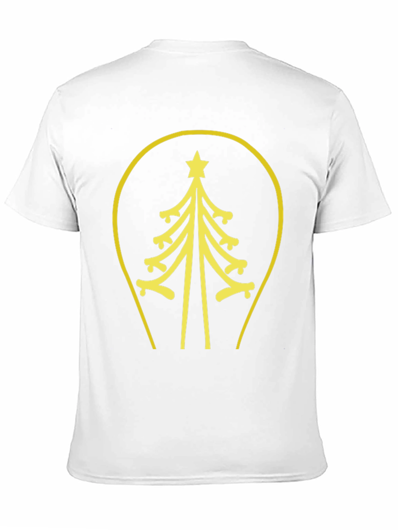 Minimalist Christmas Tree Graphic Tee