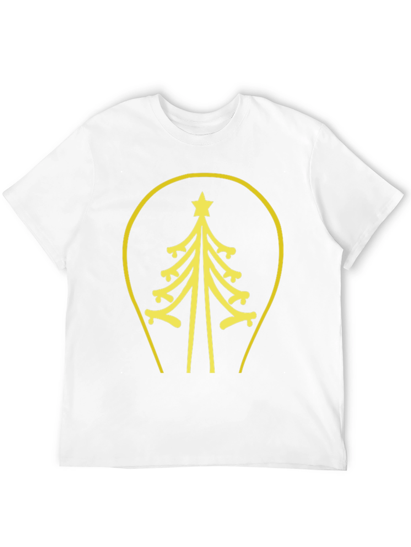 Minimalist Christmas Tree Graphic Tee