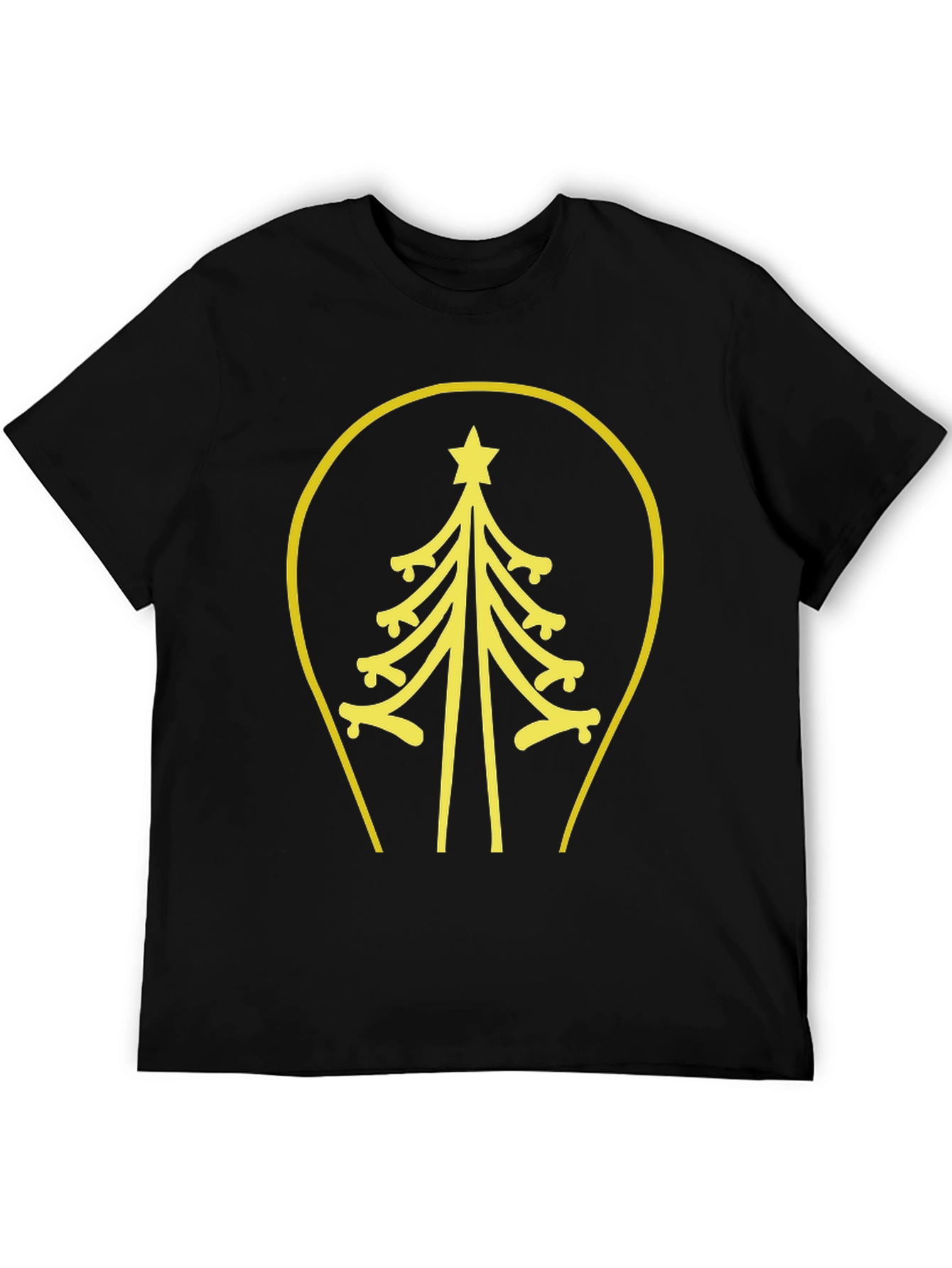 Minimalist Christmas Tree Graphic Tee