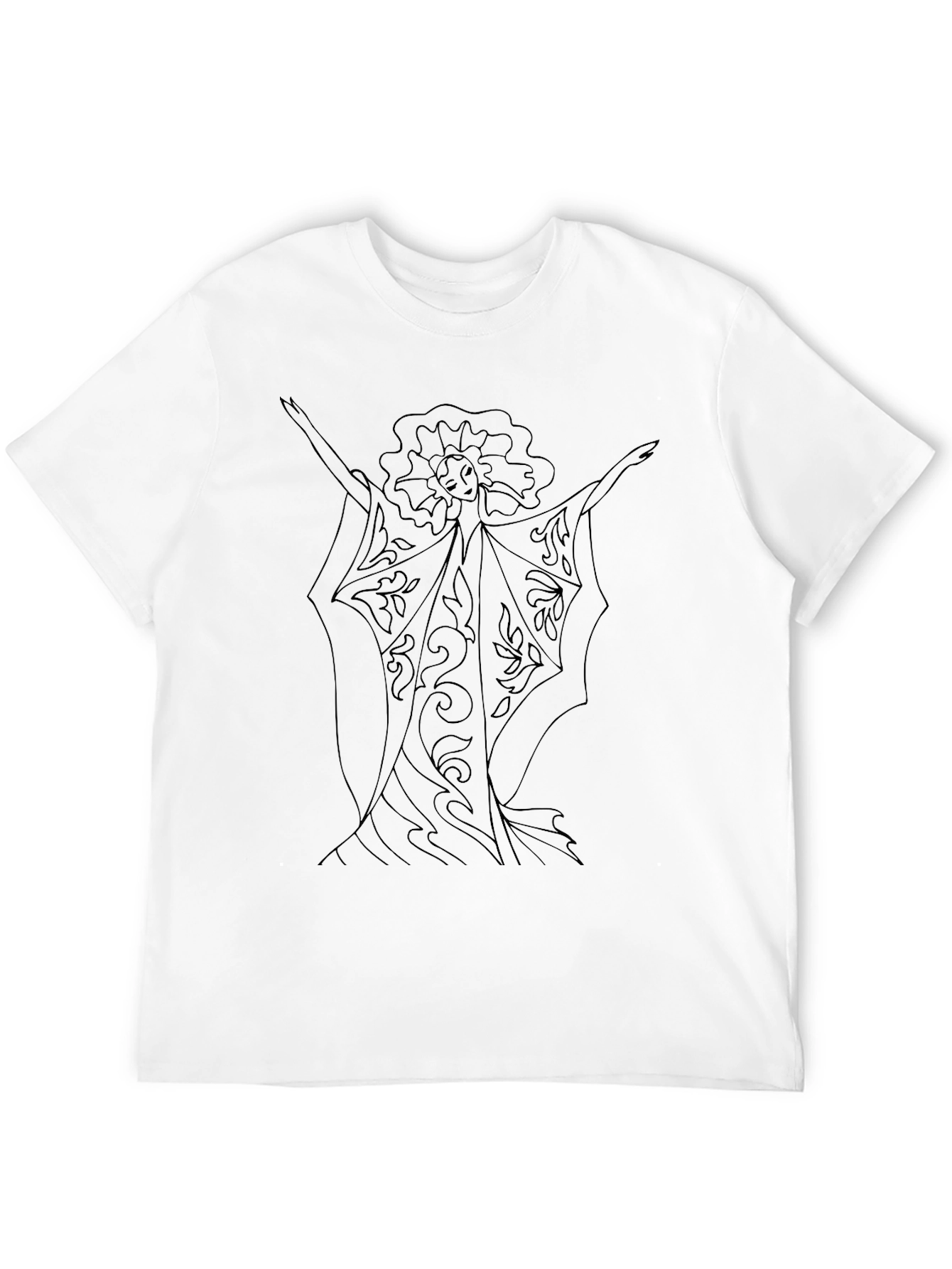 Mystic Maiden Graphic Tee - Black